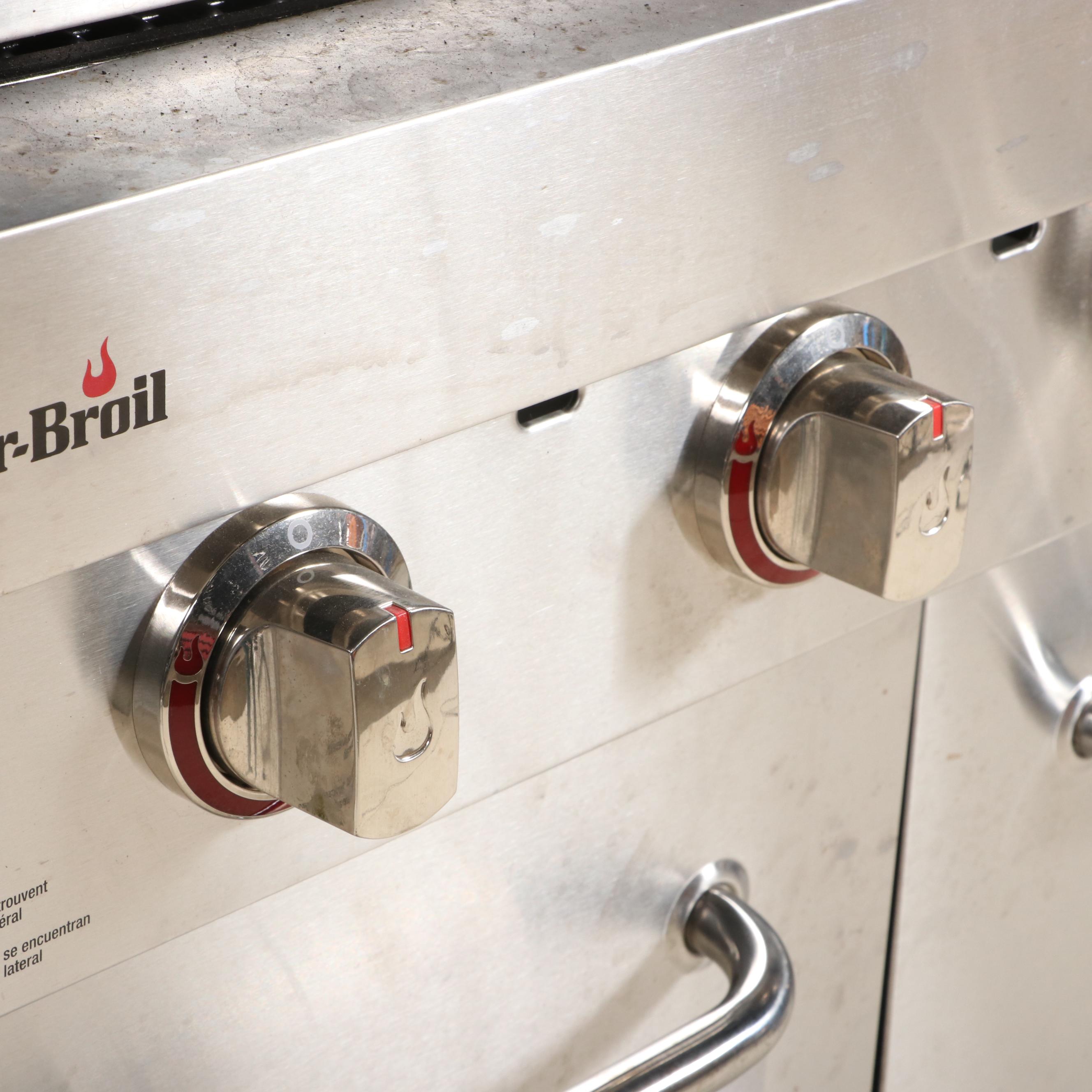 Char-Broil "Commercial Series" Stainless Steel Four-Burner Propane and Gas Grill