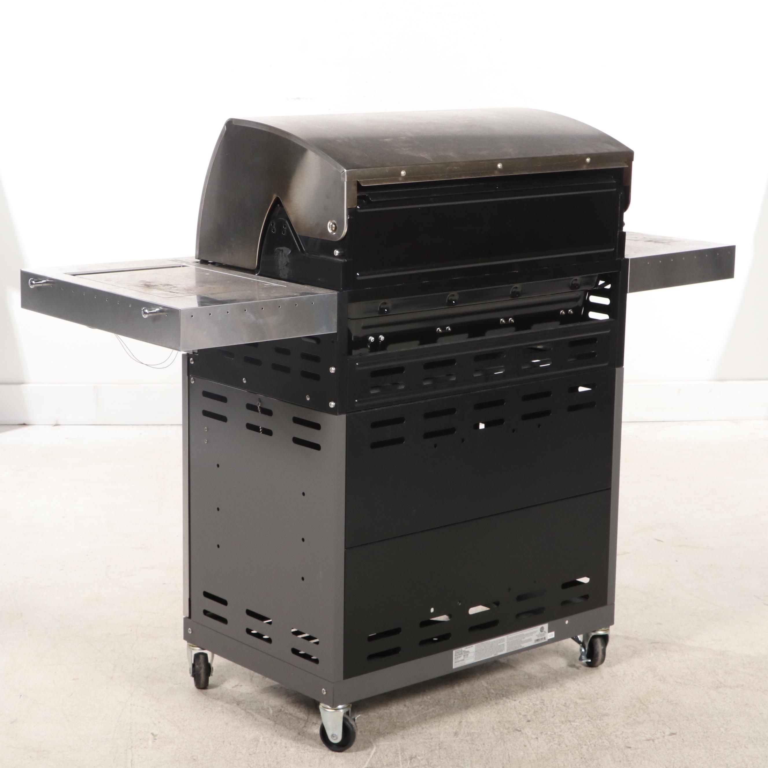 Char-Broil "Commercial Series" Stainless Steel Four-Burner Propane and Gas Grill