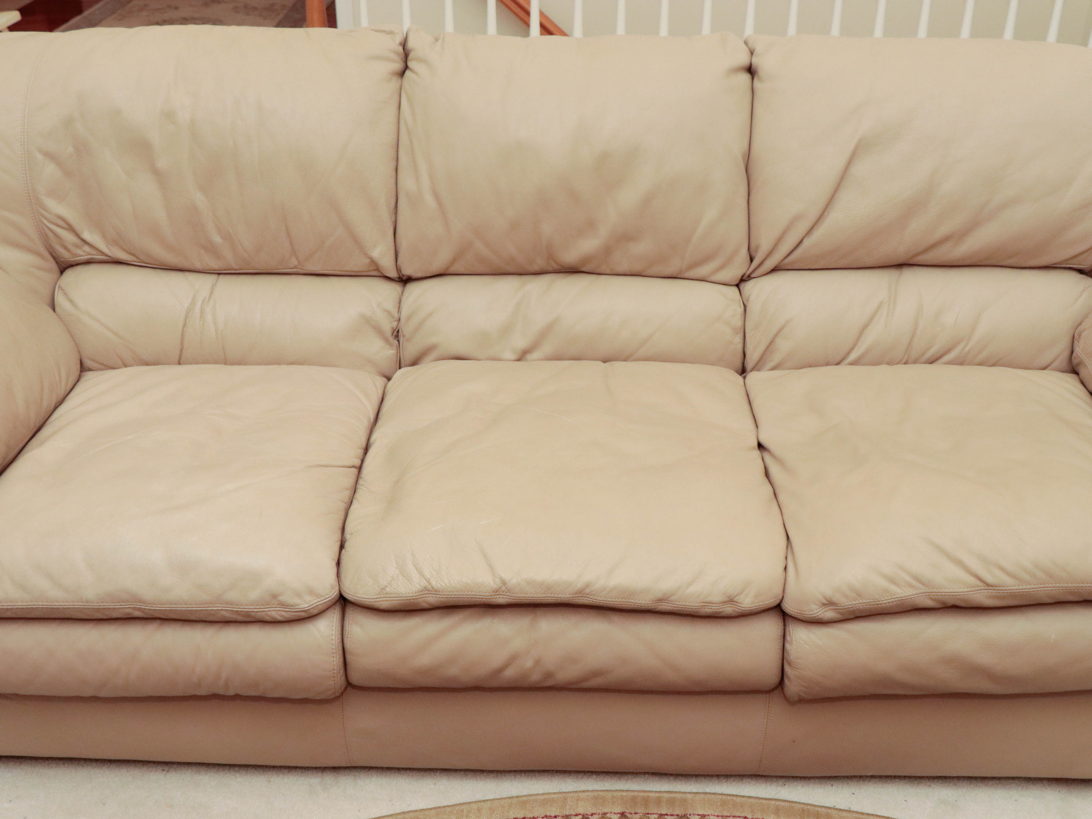 Viewpoint Leather Works Leather Sofa, Late 20th Century