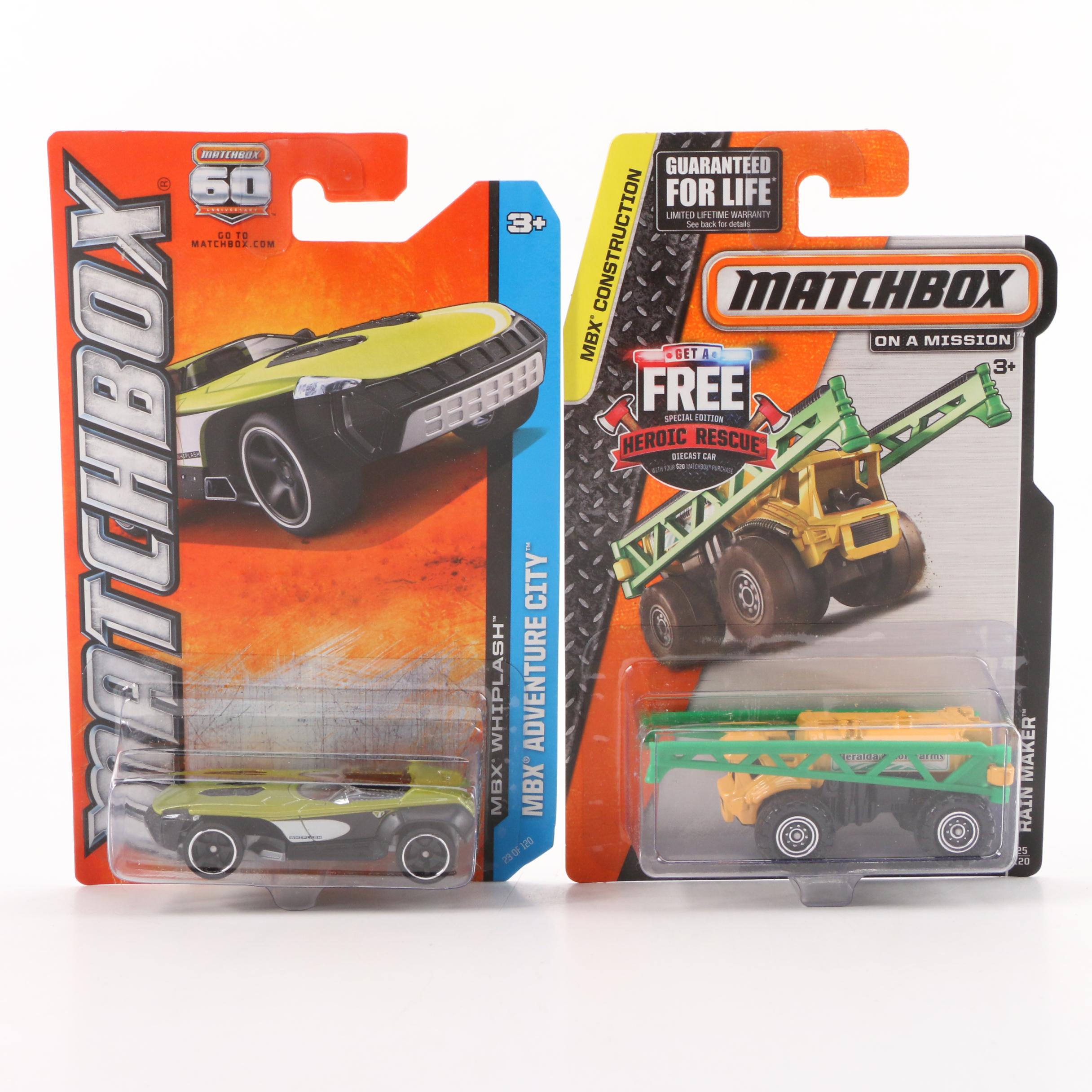 Mattel Matchbox MBX Diecast Cars, Sky Busters Planes