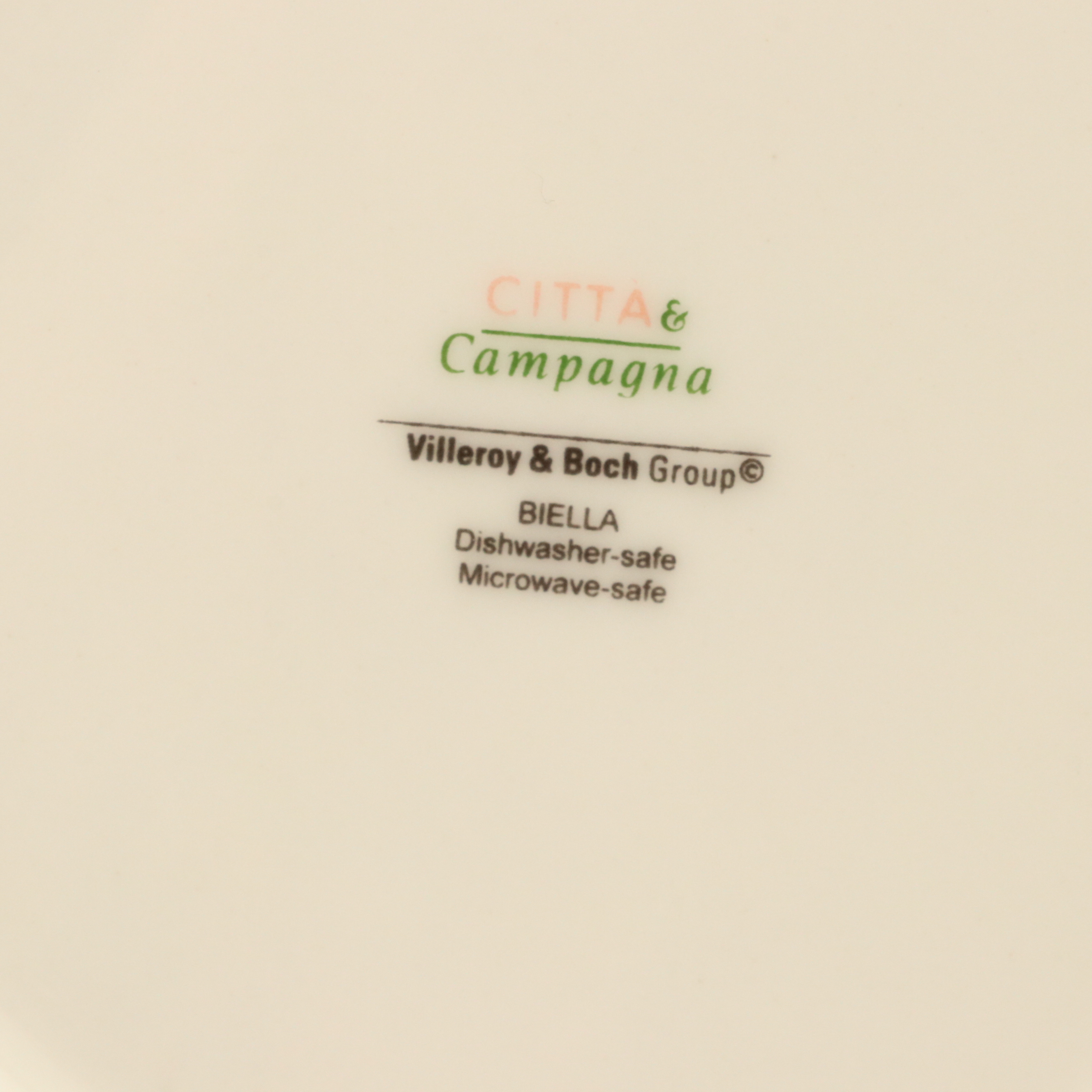 Villeroy & Boch Citta & Campagna "Biella" Earthenware Dinnerware, 1999–2000