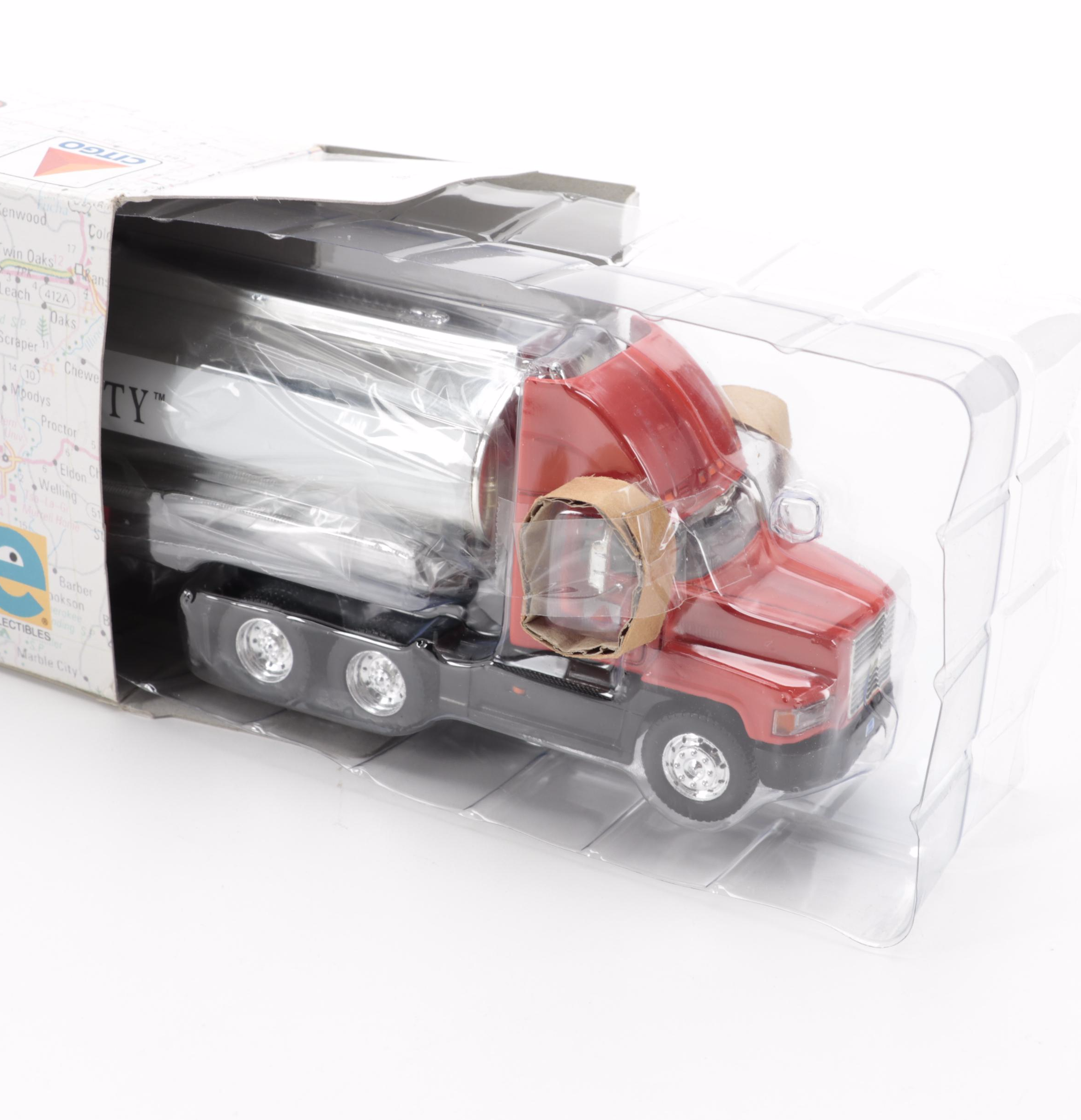 Maisto Porsche, Dodge Diecast Model Cars, HGK Enterprises Citgo Toy Tanker Truck