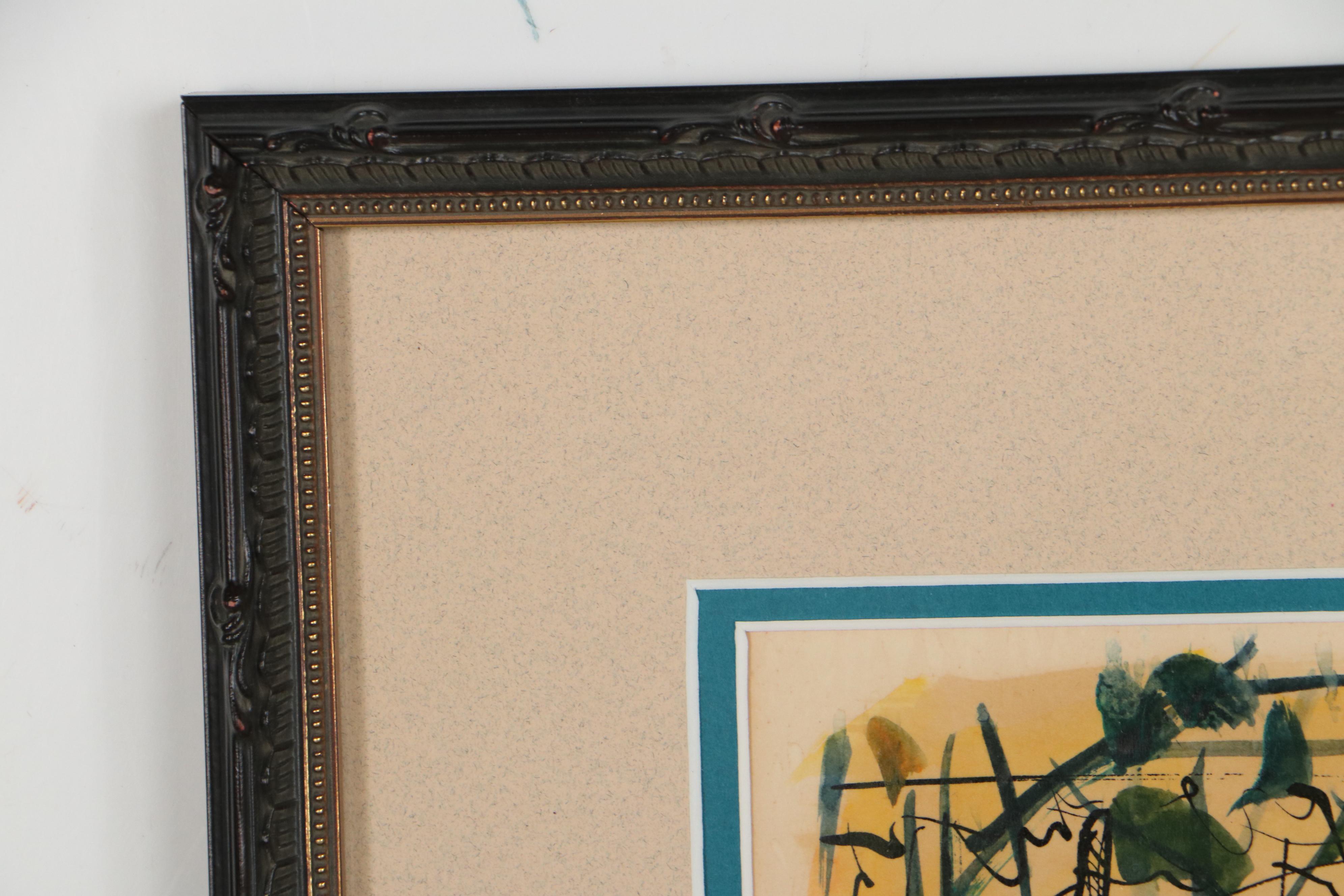 Hand-Colored Lithograph of Au Cadet de Gascogne, Late 20th Century