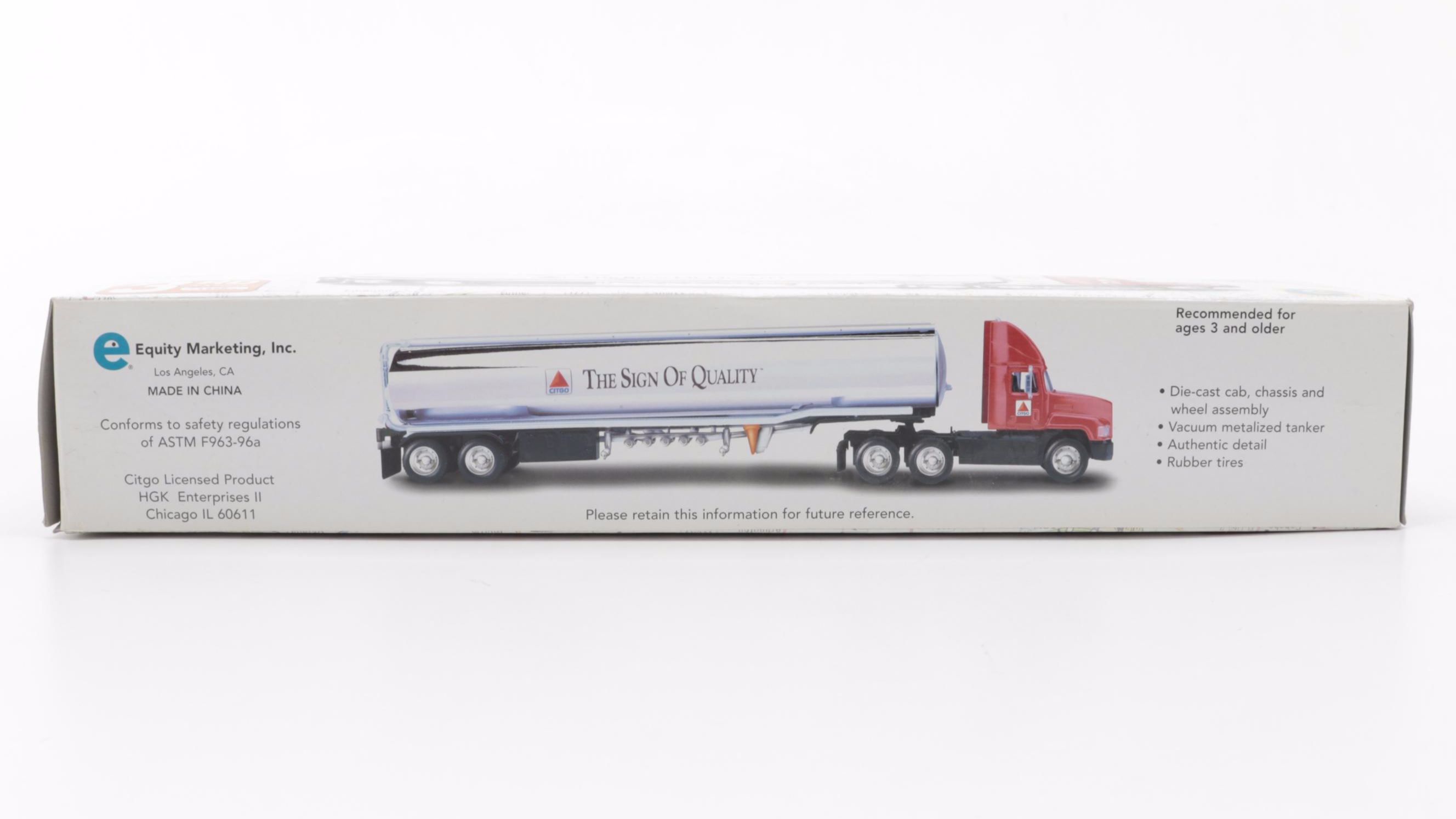 Maisto Porsche, Dodge Diecast Model Cars, HGK Enterprises Citgo Toy Tanker Truck