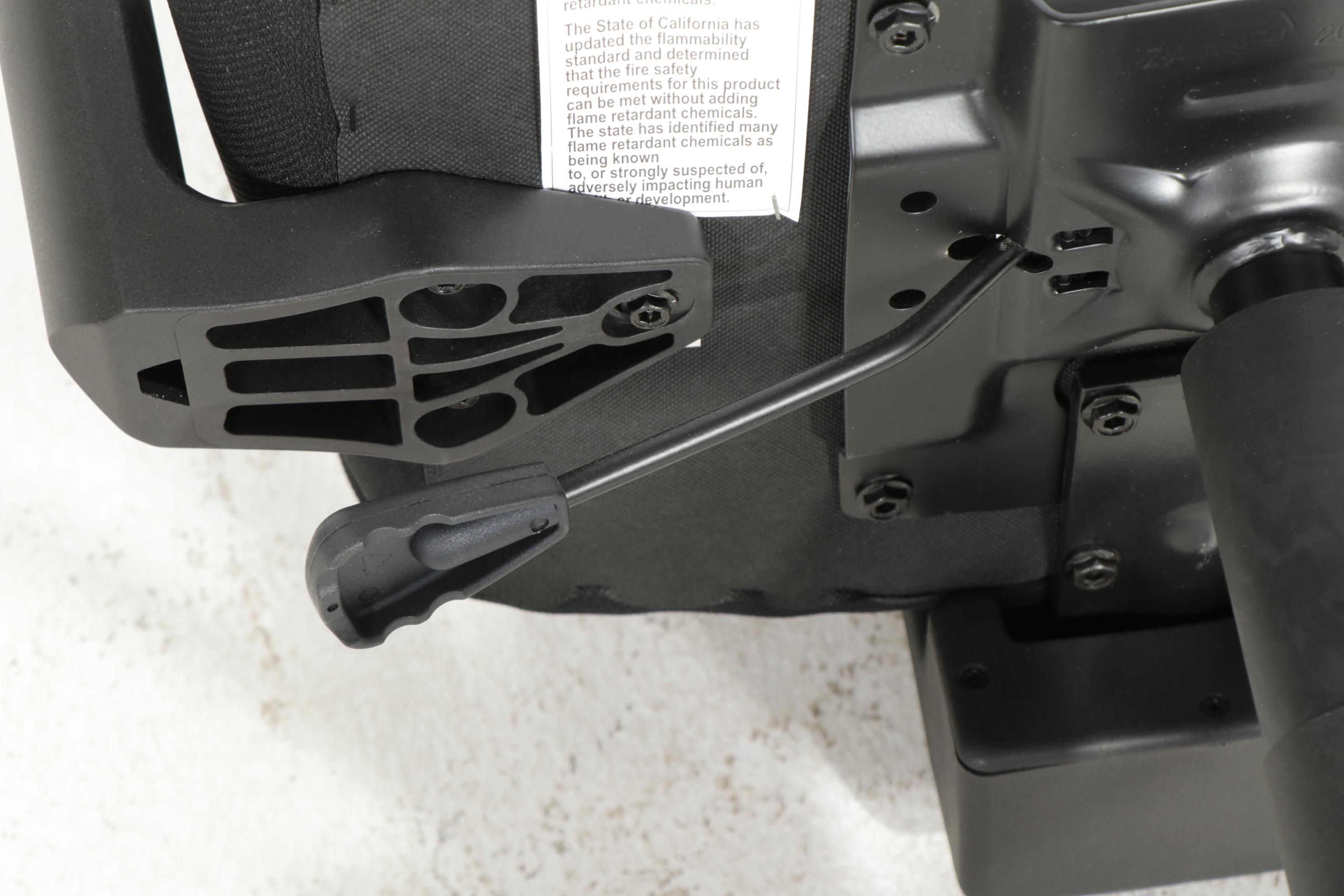 Staples "Parsall" Adjustable-Height Fabric Upholstered Stool