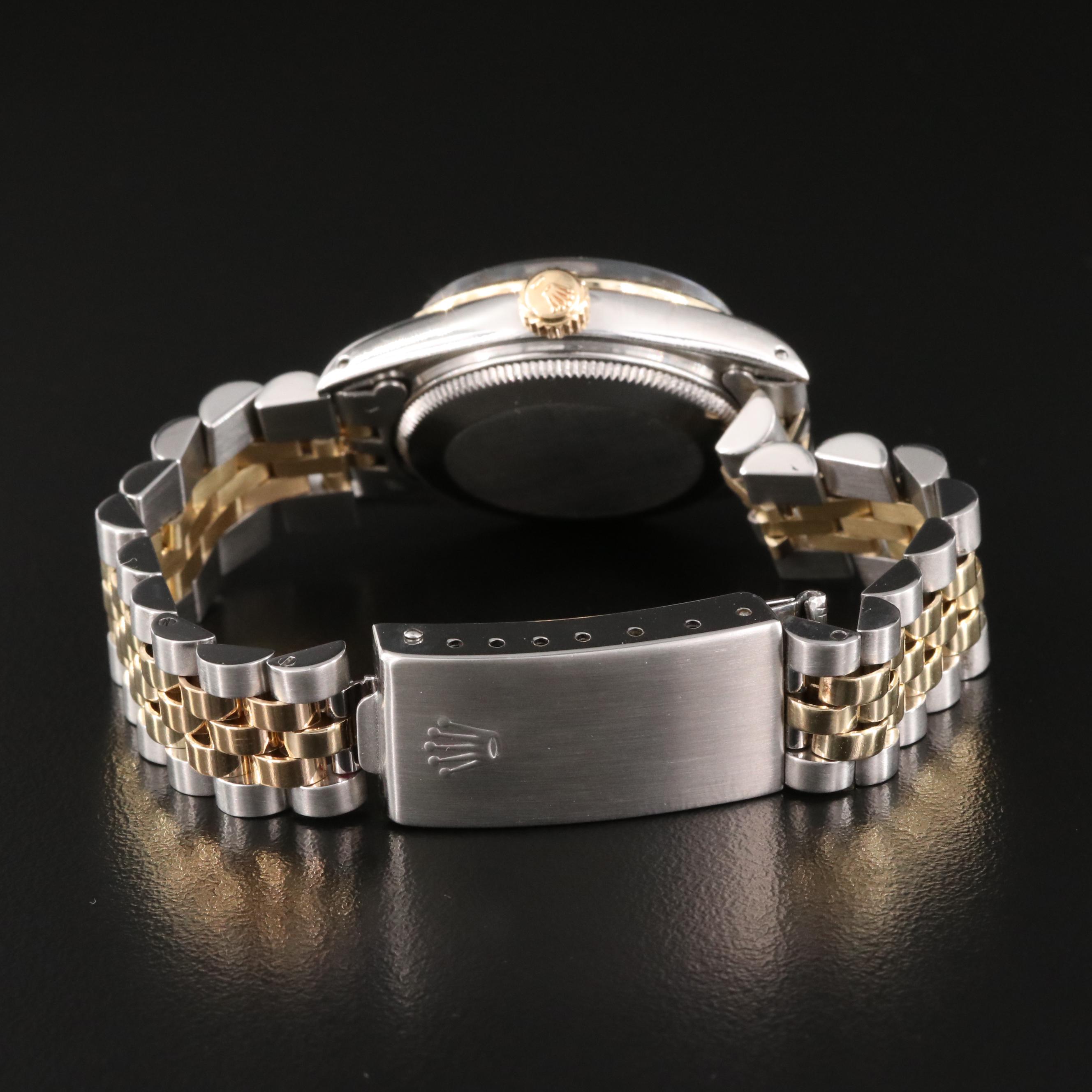 1982 Rolex Datejust Mother of Pearl Diamond Dial Watch