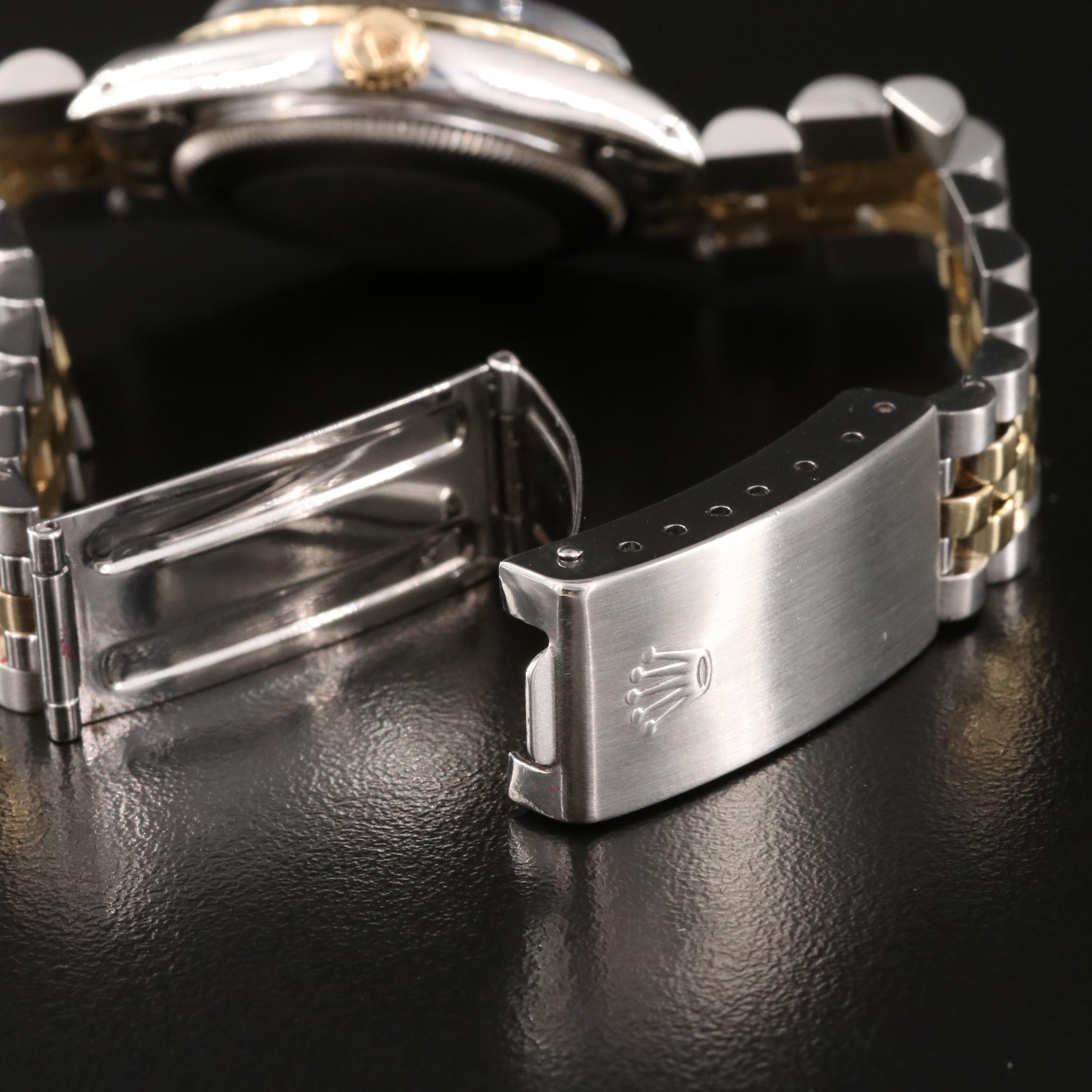 1982 Rolex Datejust Mother of Pearl Diamond Dial Watch