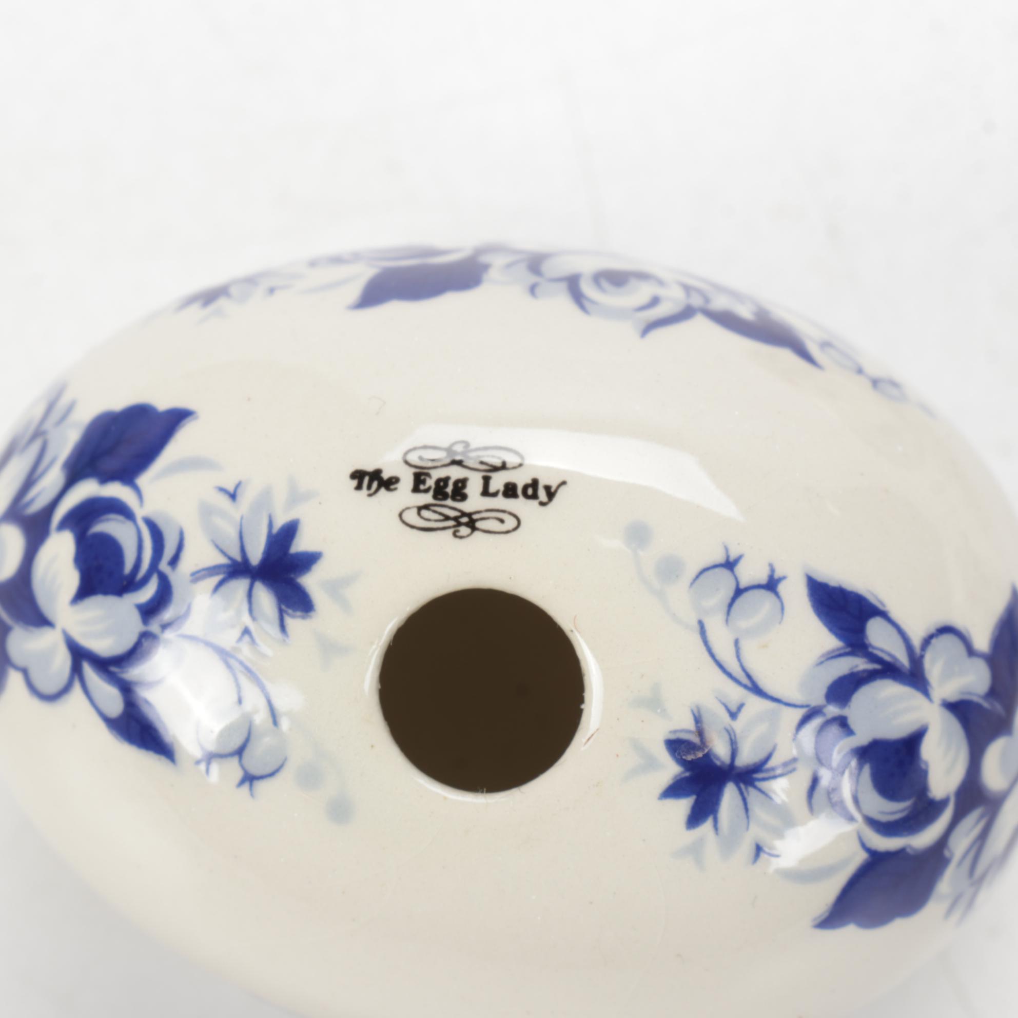 Noritake, Goebel and Other Bone China and Alabaster Easter Eggs, Late 20th C.