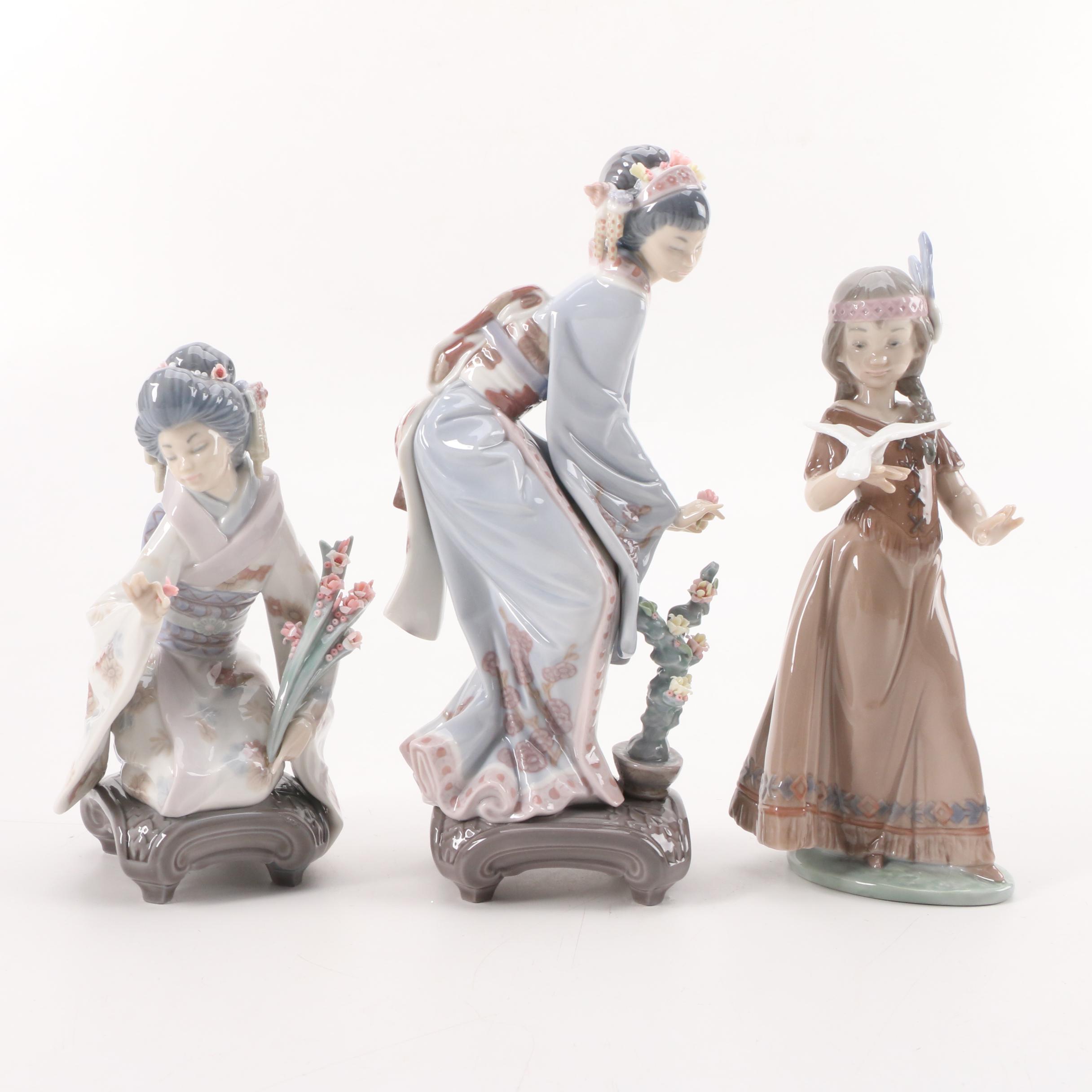 Lladró Porcelain Figurines and Collector's Society Display Sign