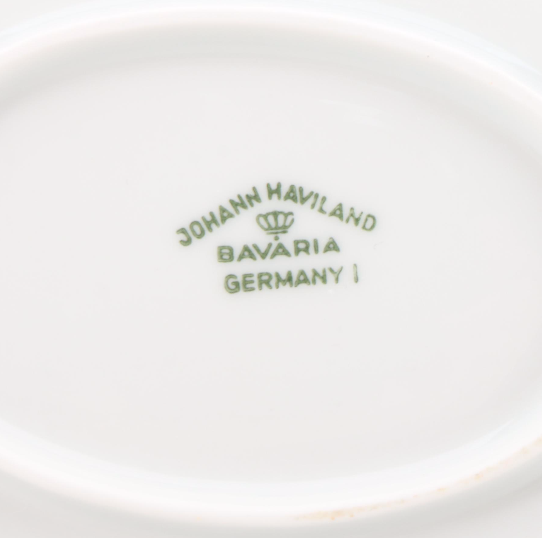 Johann Haviland "Blue Garland" Porcelain Tableware, 1953- 1990