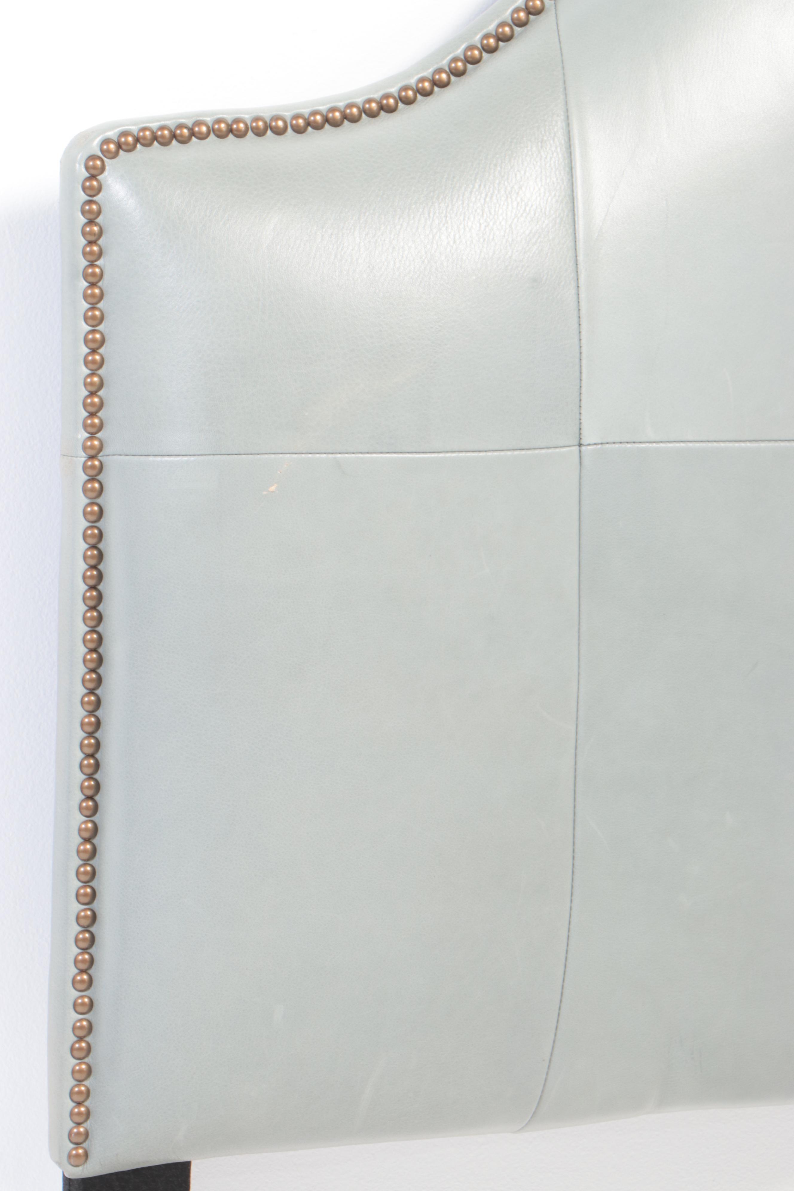 Ballard Designs "Camden" Leather Upholstered King Size Headboard