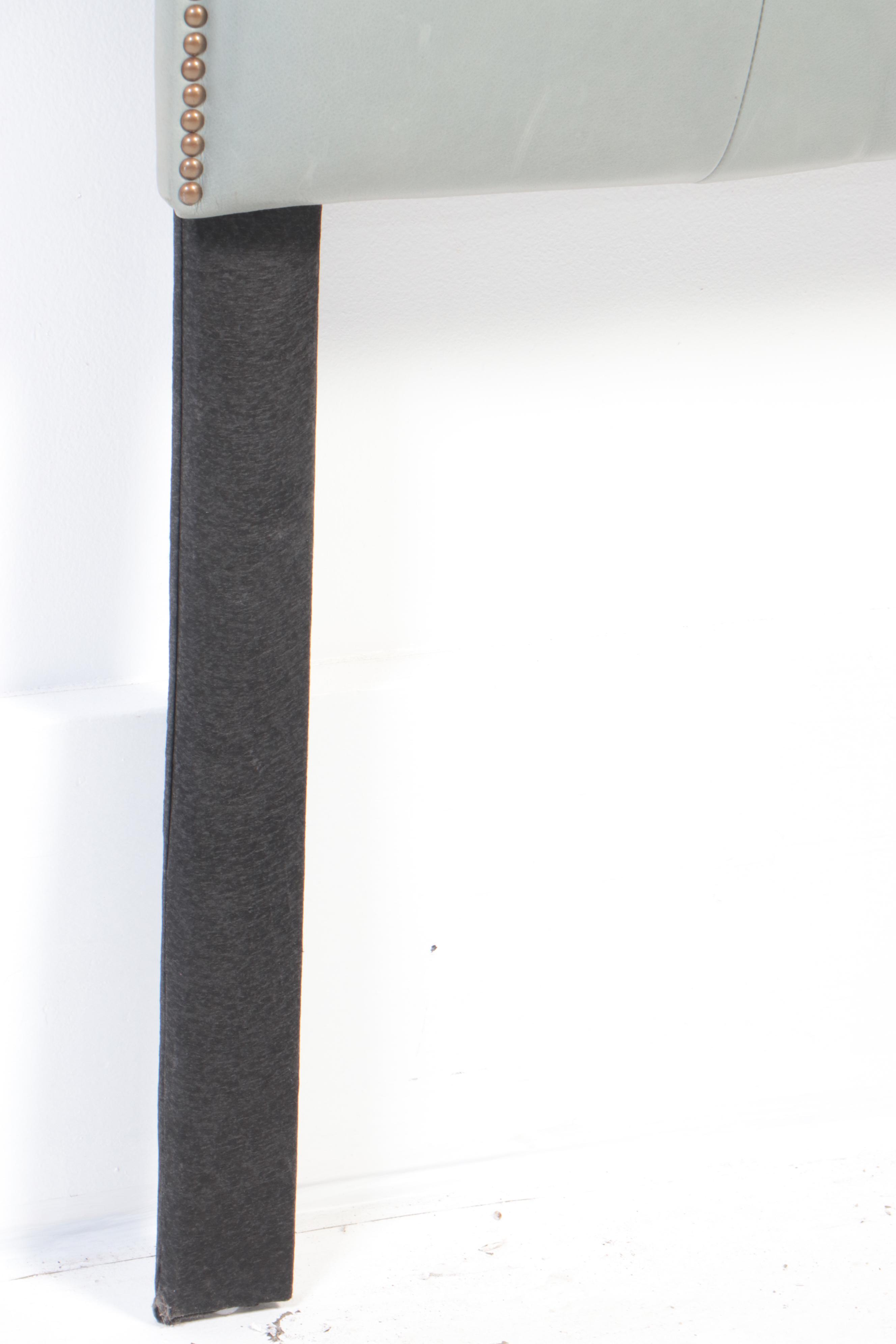 Ballard Designs "Camden" Leather Upholstered King Size Headboard