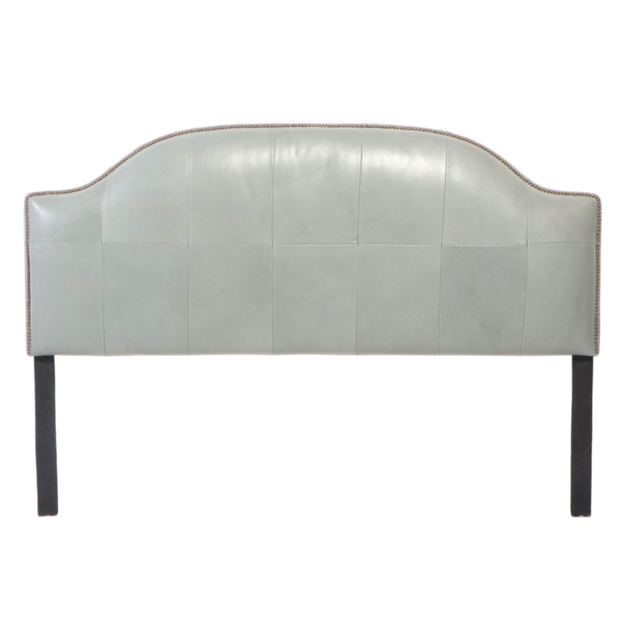Ballard Designs "Camden" Leather Upholstered King Size Headboard