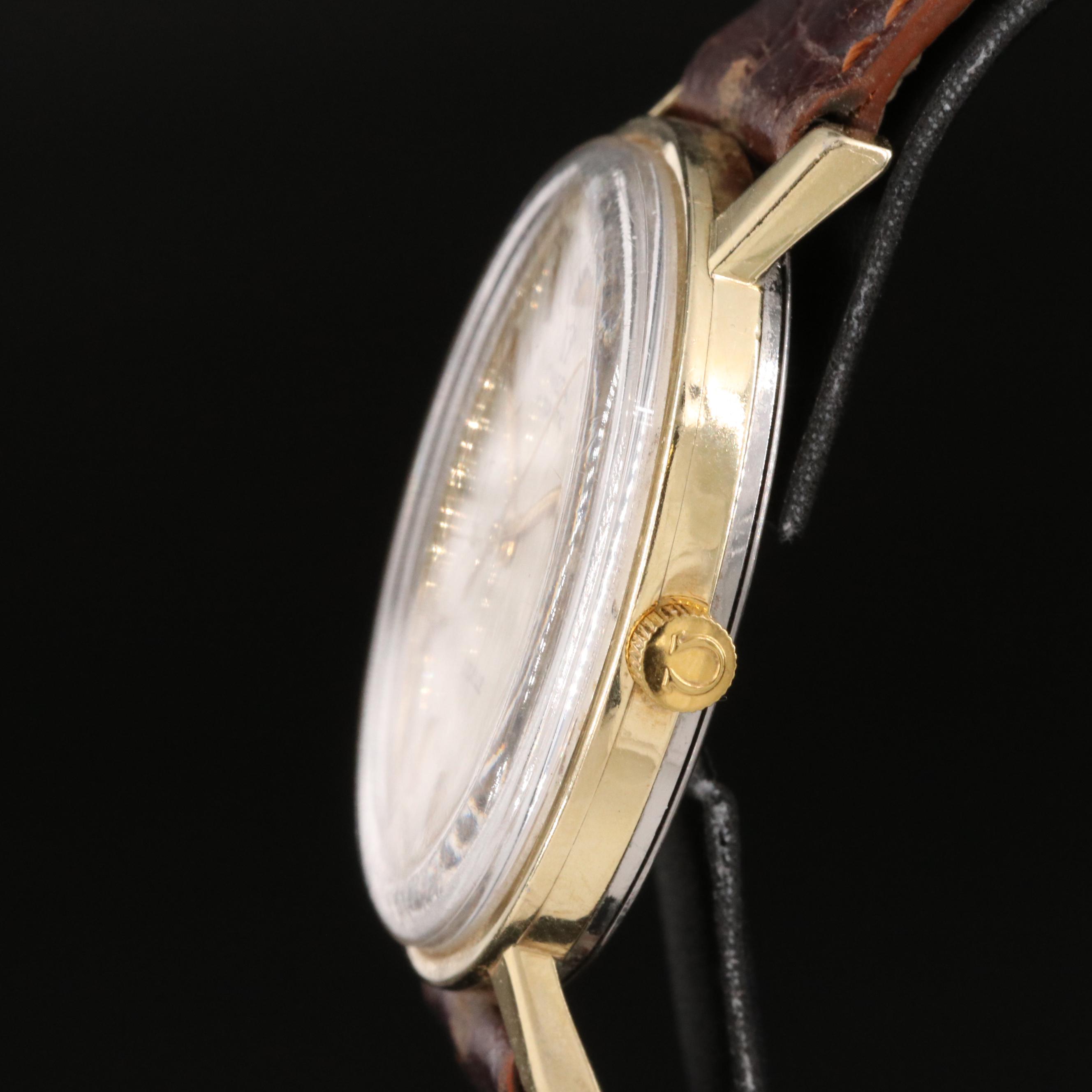 18K Omega Deville Seamaster Automatic Watch