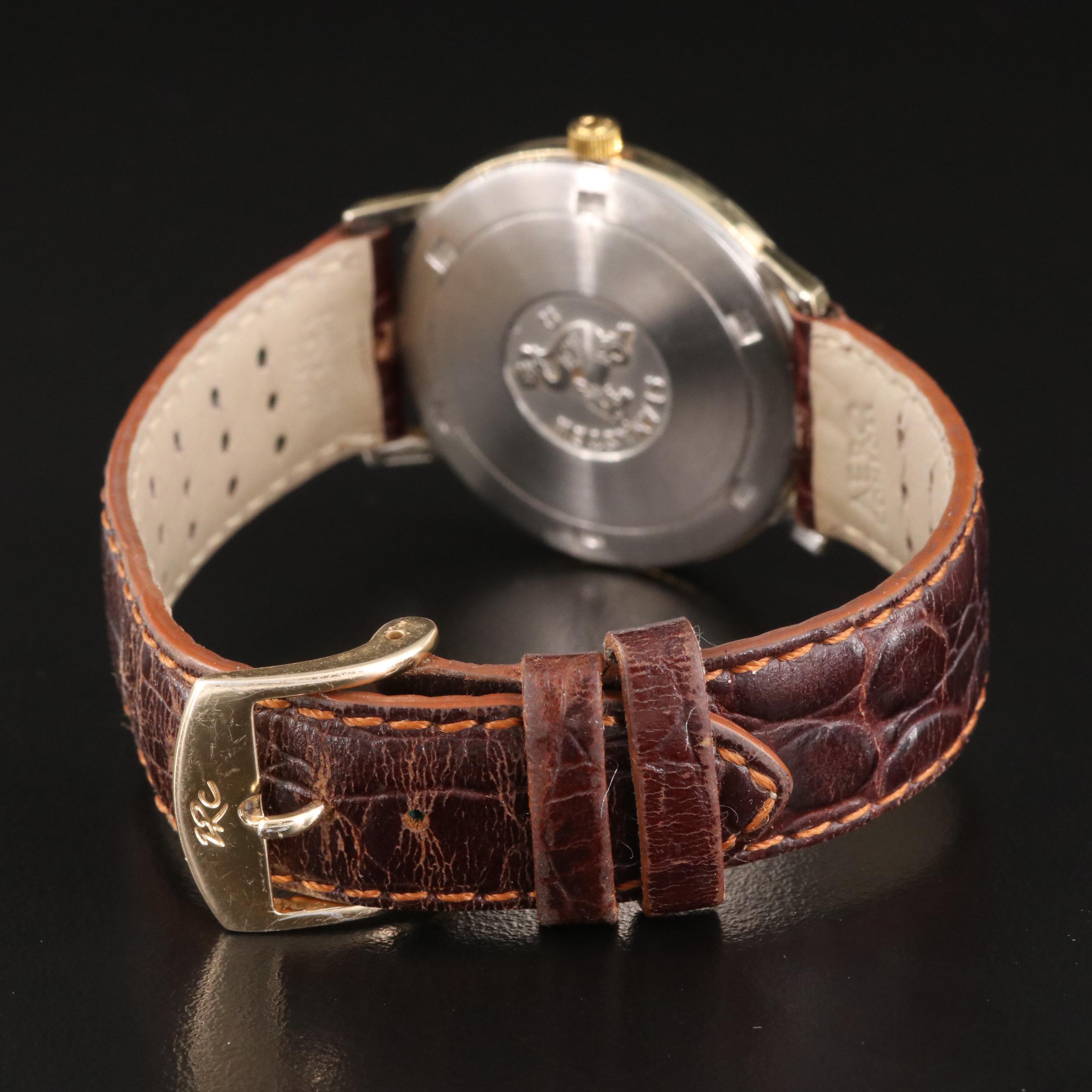 18K Omega Deville Seamaster Automatic Watch