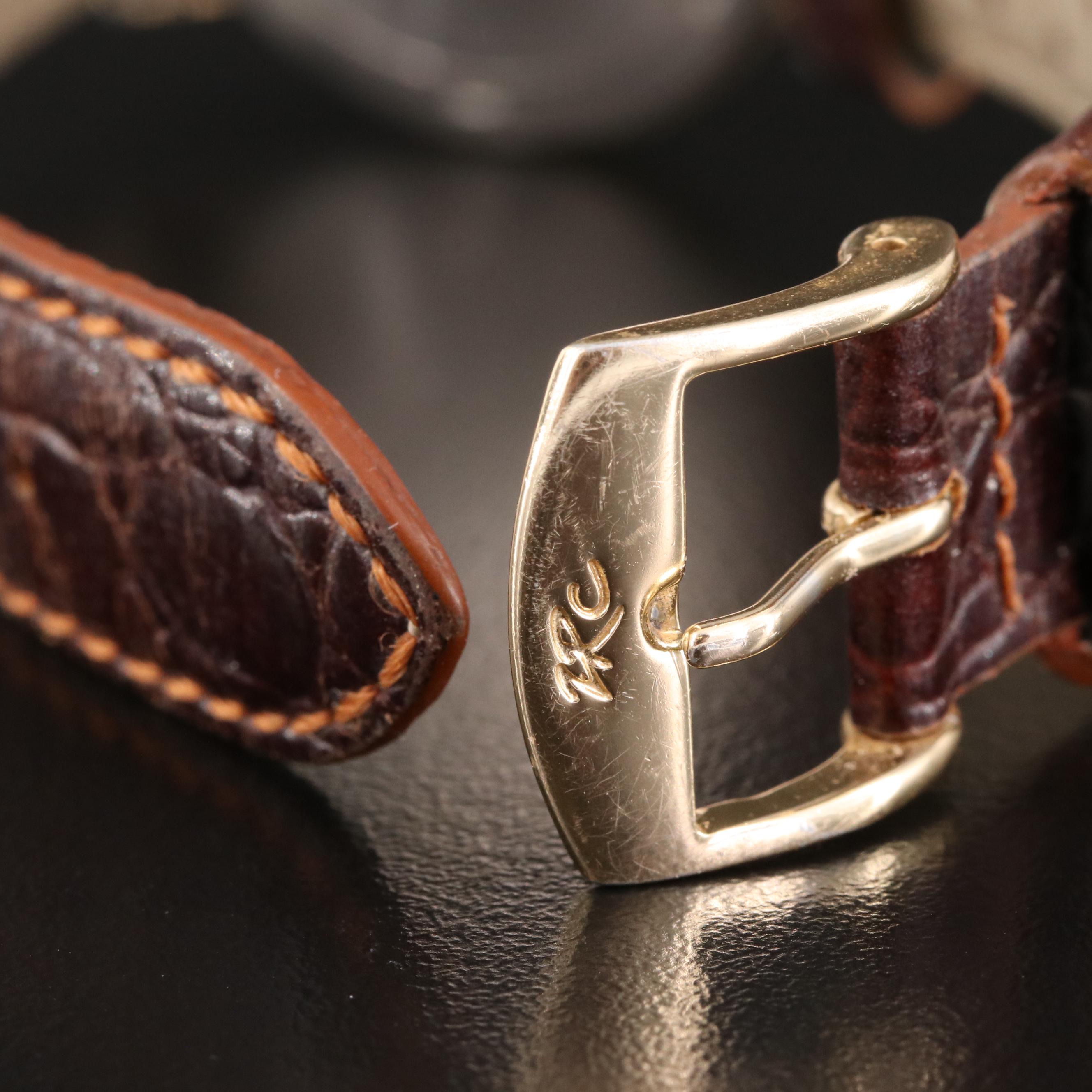 18K Omega Deville Seamaster Automatic Watch