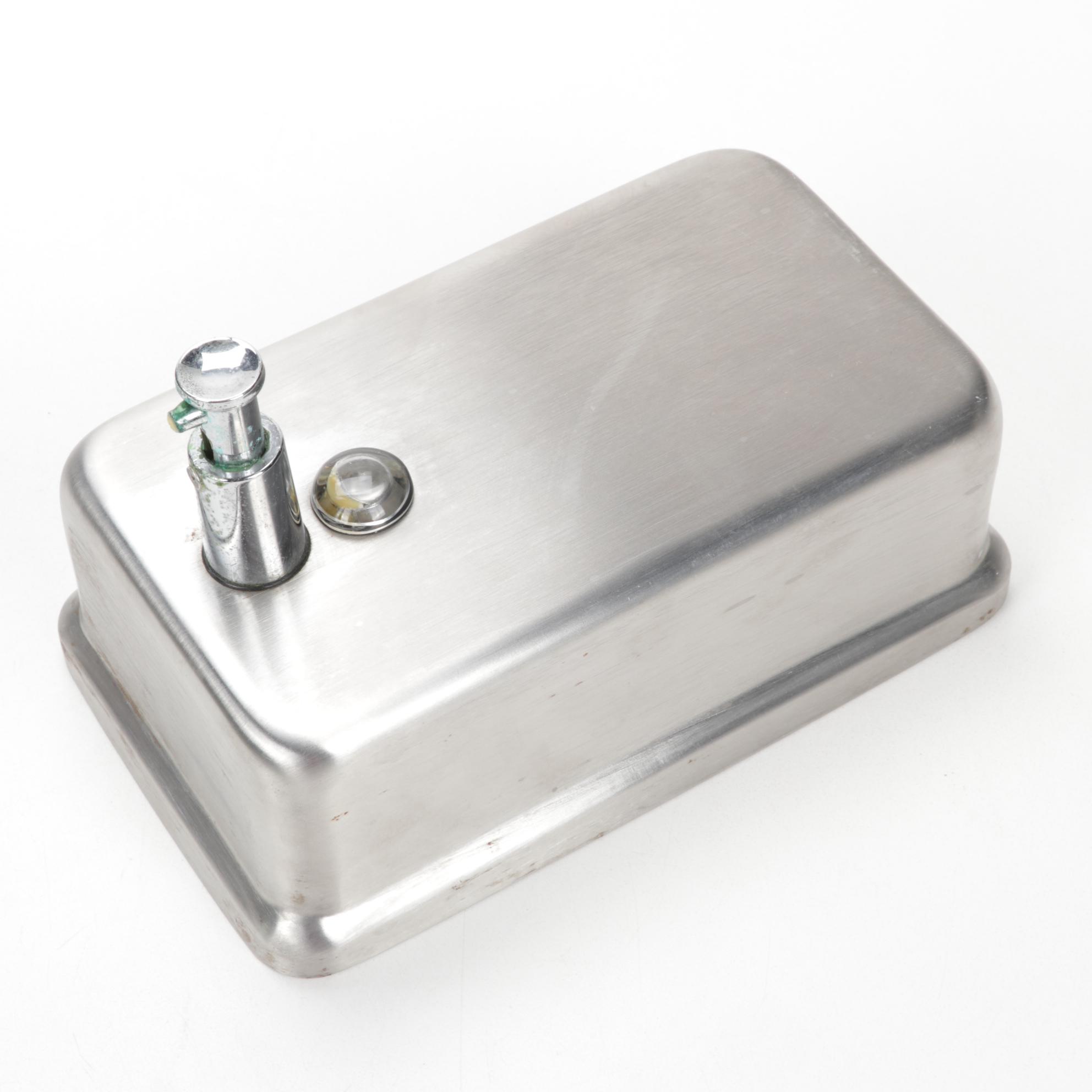 Wall-Mount Continuous Roll Towel Dispenser, Cup Dispenser and Soap Pump