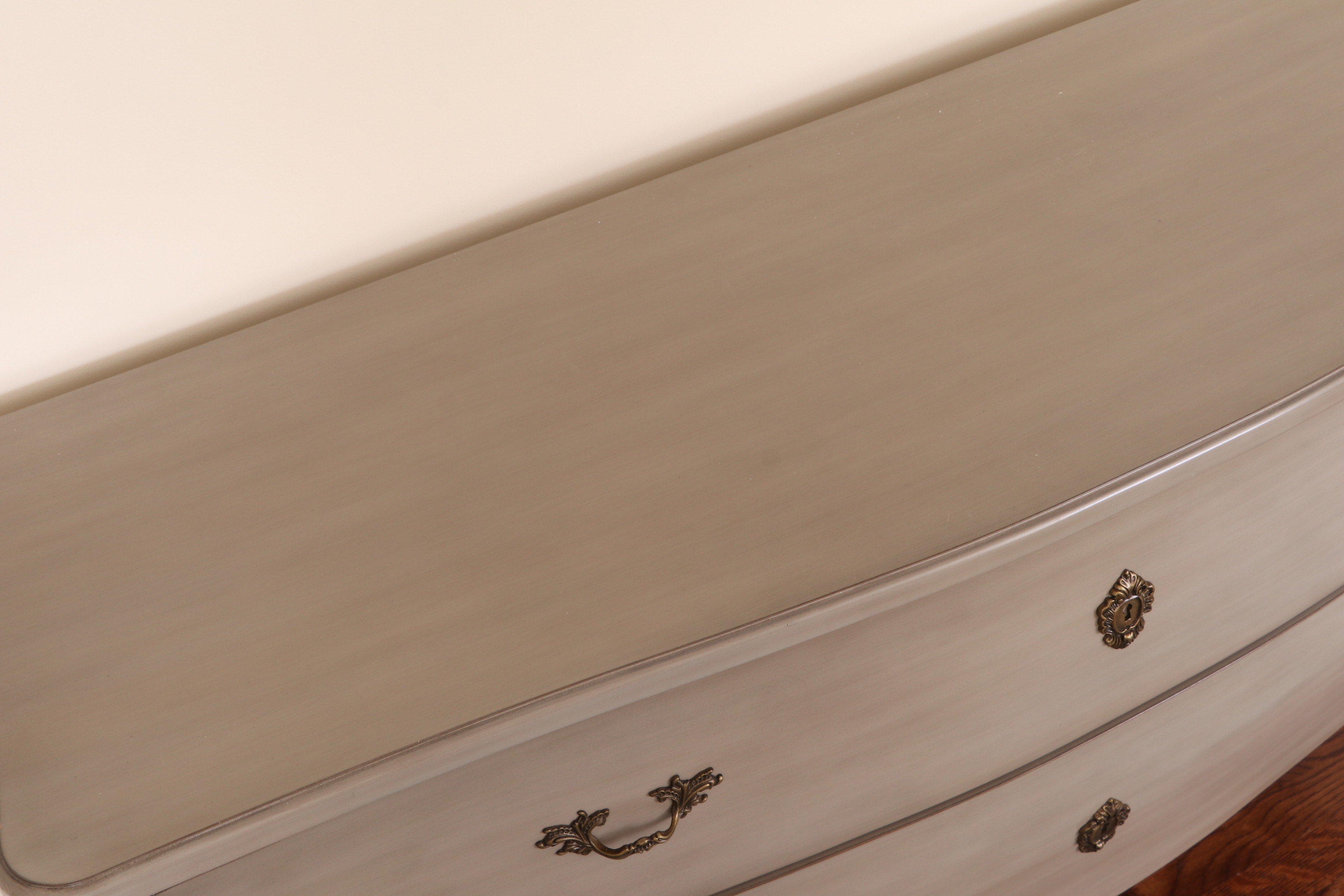 Arhaus "Bombay Collection" Lacquered Mahogany Two-Drawer Chest