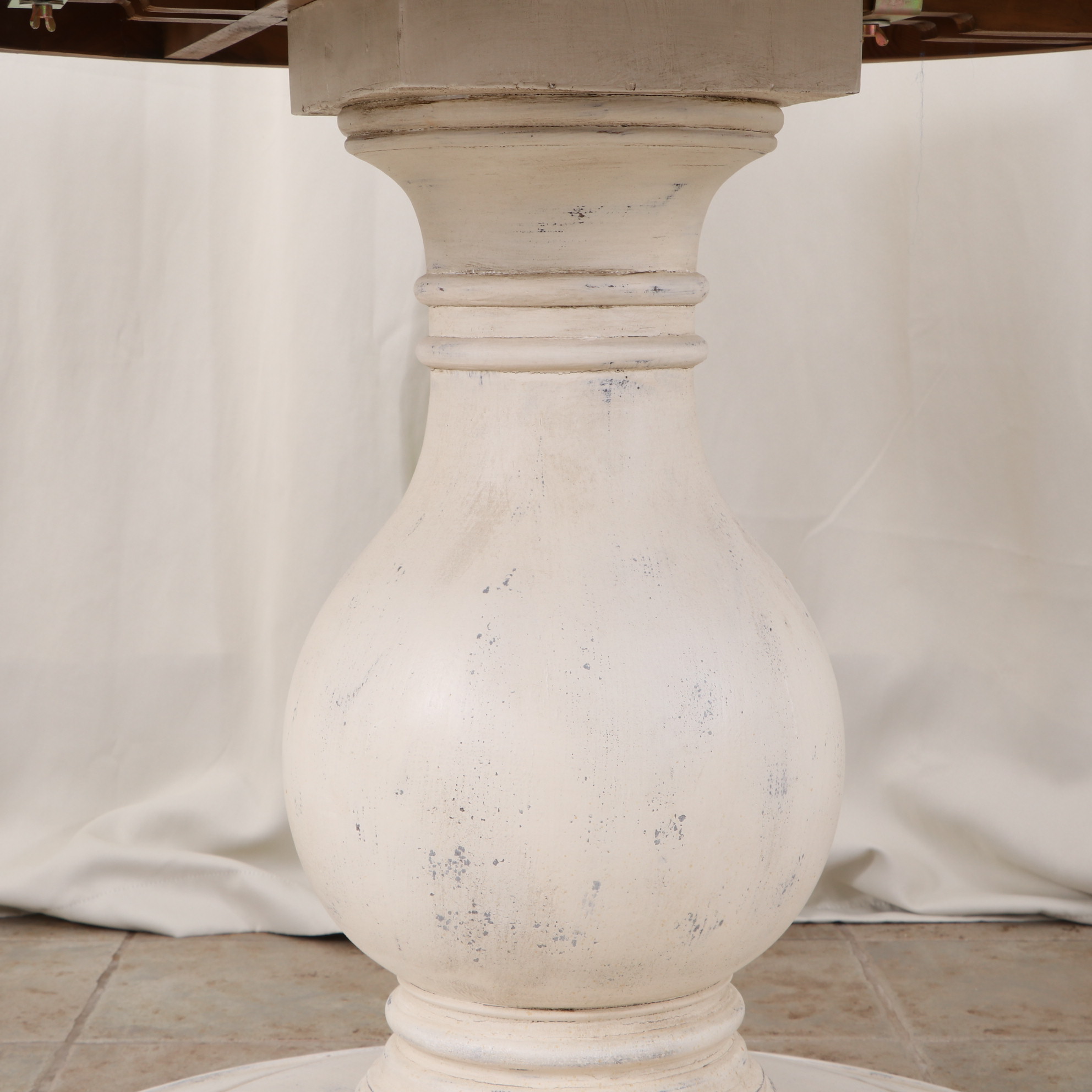 Arhaus "Luca" Stone Top Pedestal Table and "Cecilia" Dining Chairs