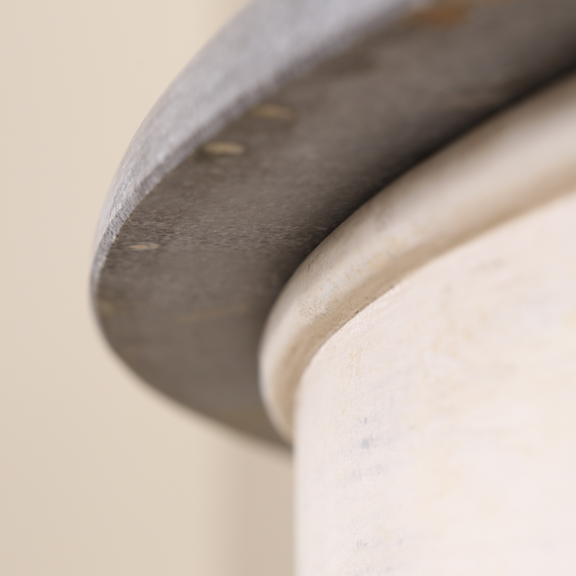 Arhaus "Luca" Stone Top Pedestal Table and "Cecilia" Dining Chairs