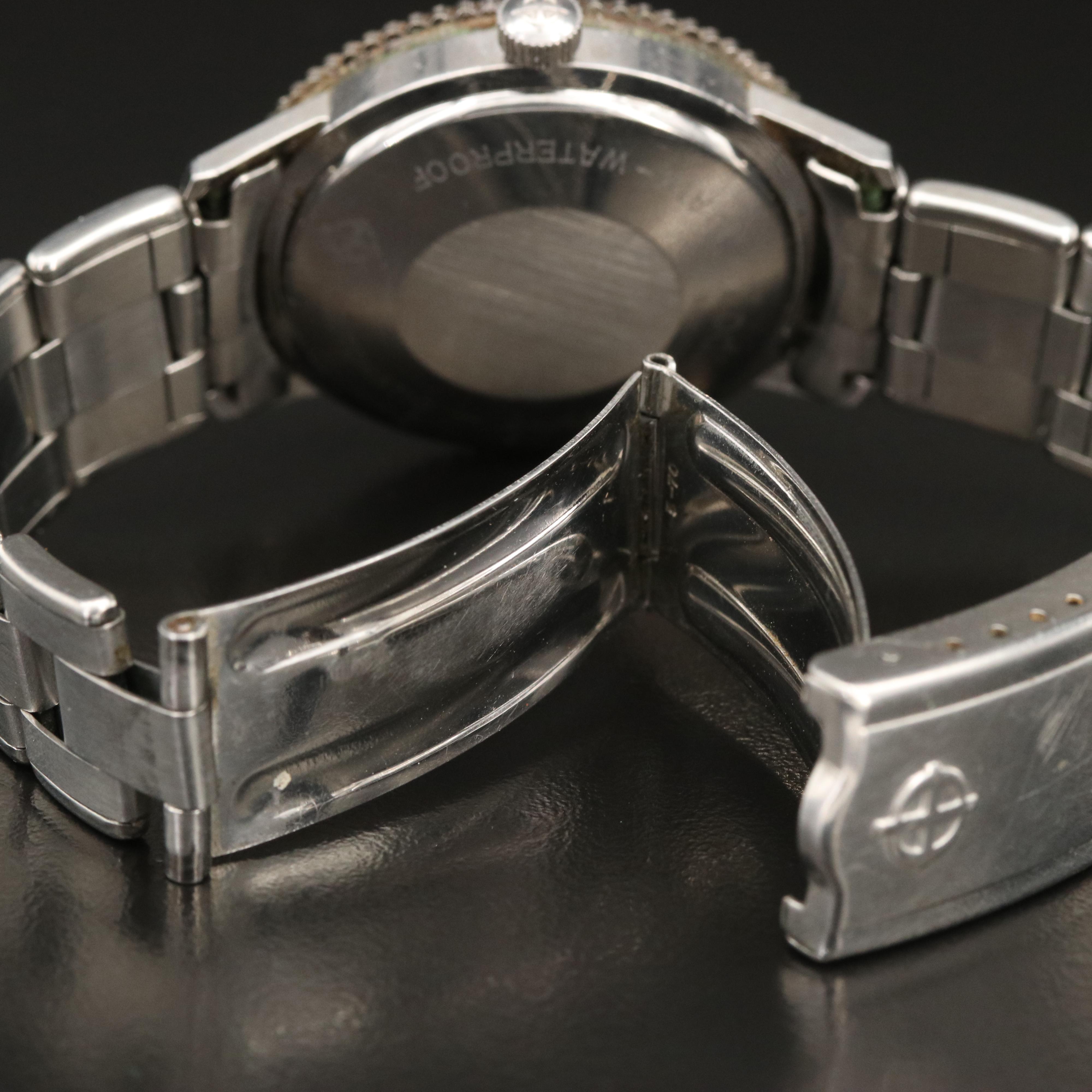 Zodiac Aerospace GMT Stainless Steel Automatic Watch