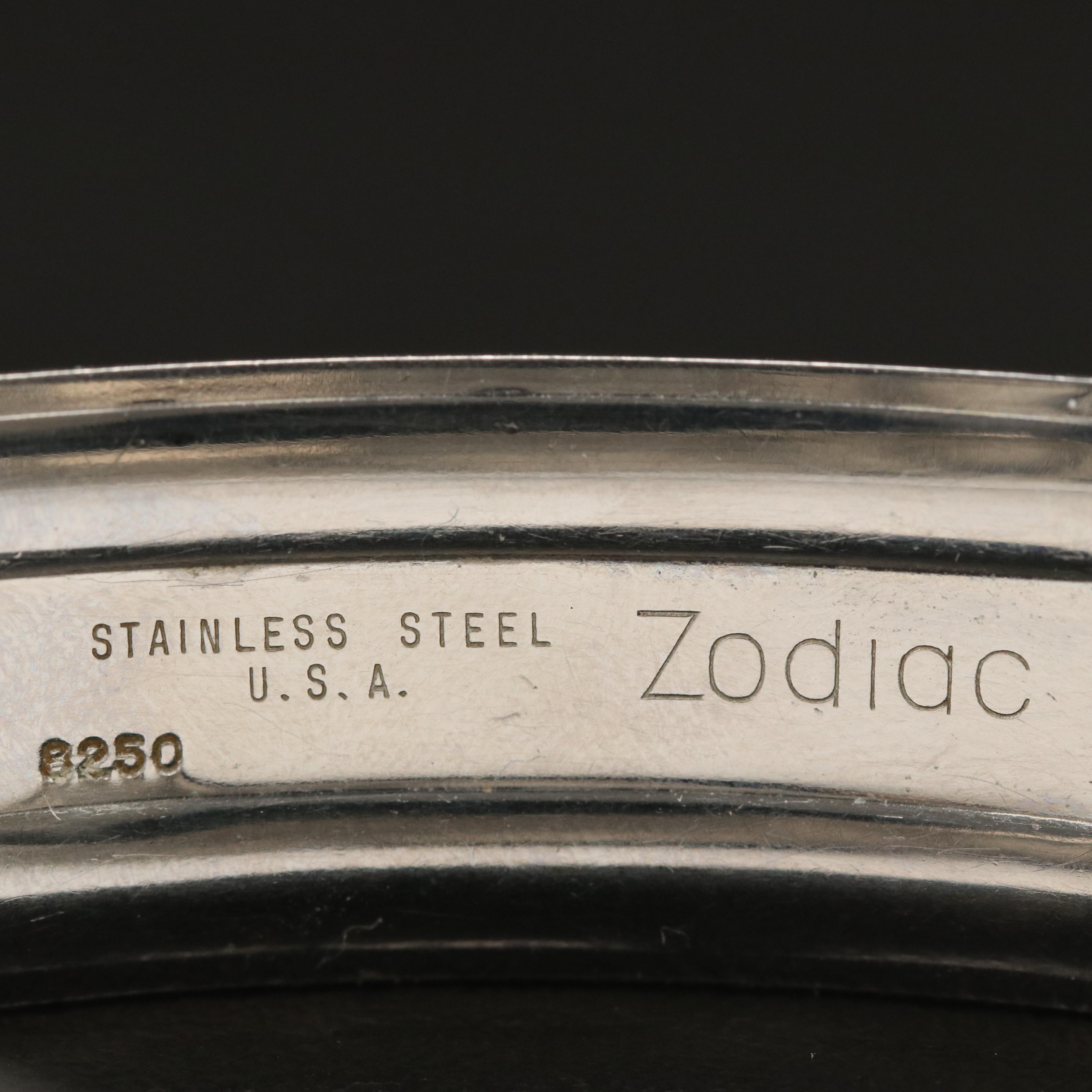 Zodiac Aerospace GMT Stainless Steel Automatic Watch