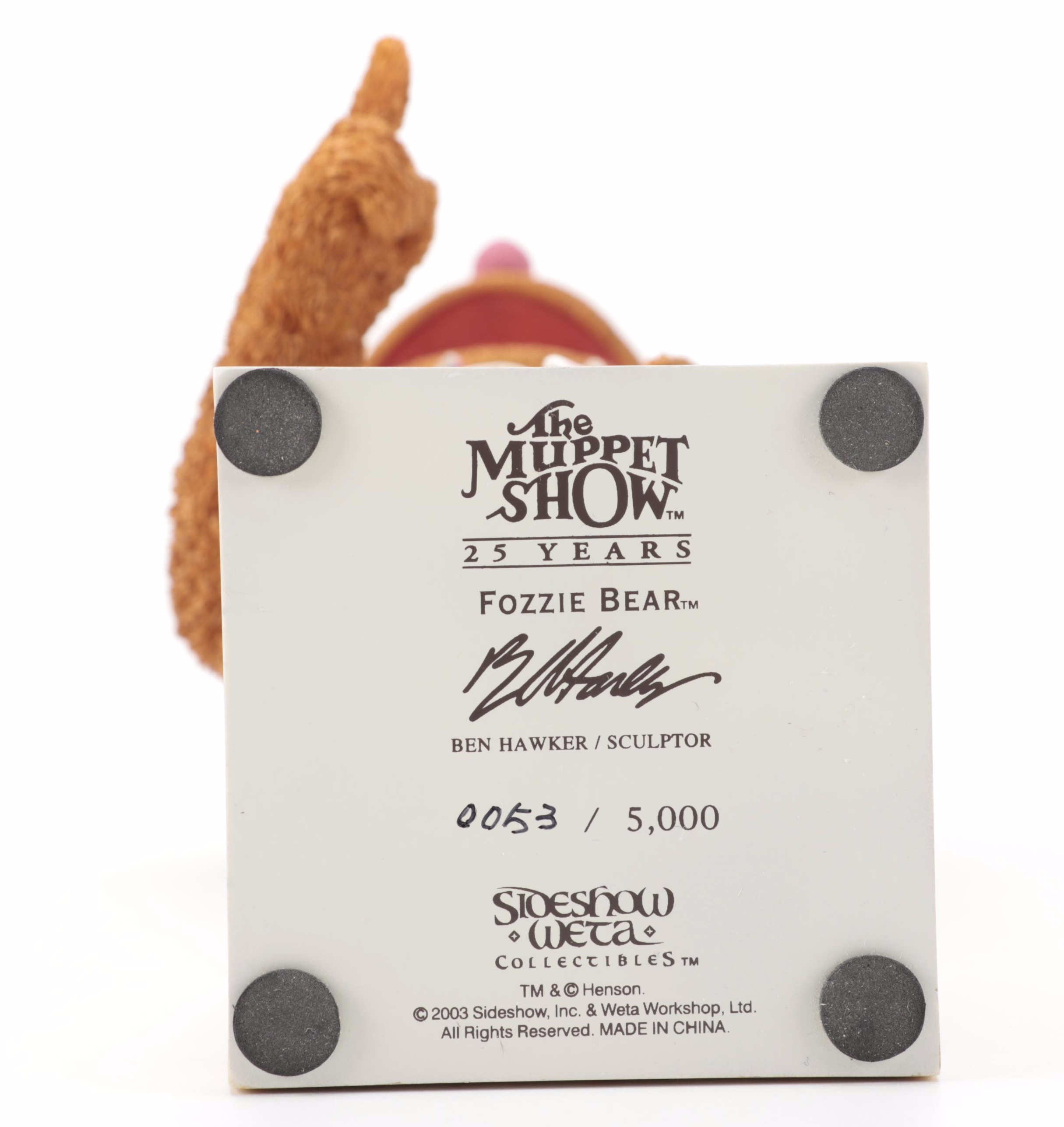 Ben Hawker "Fozzie Bear" Limited Edition Bust From "The Muppet Show", 2003