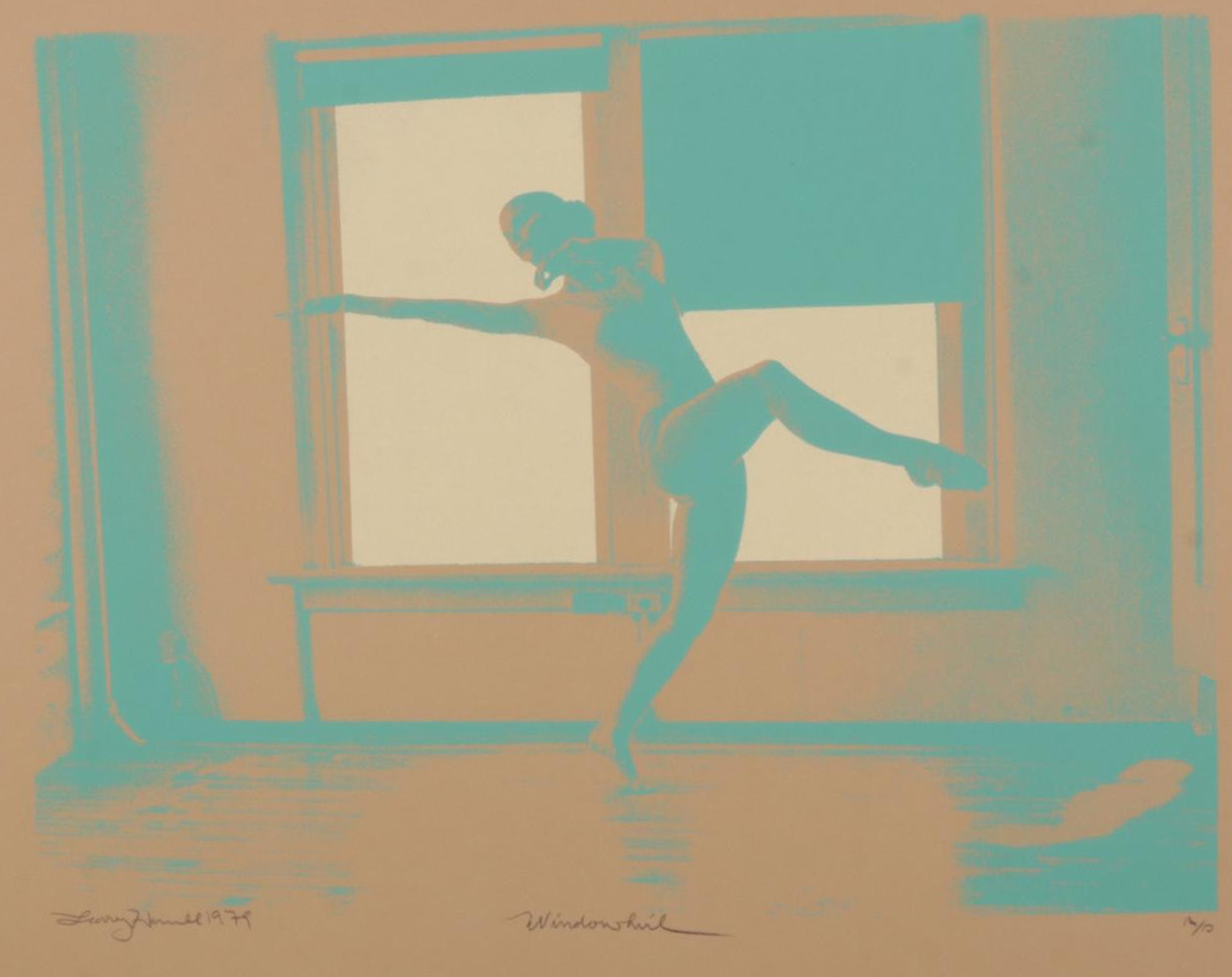 Larry Hamill Ballerina Serigraph "Windowhirl," 1979