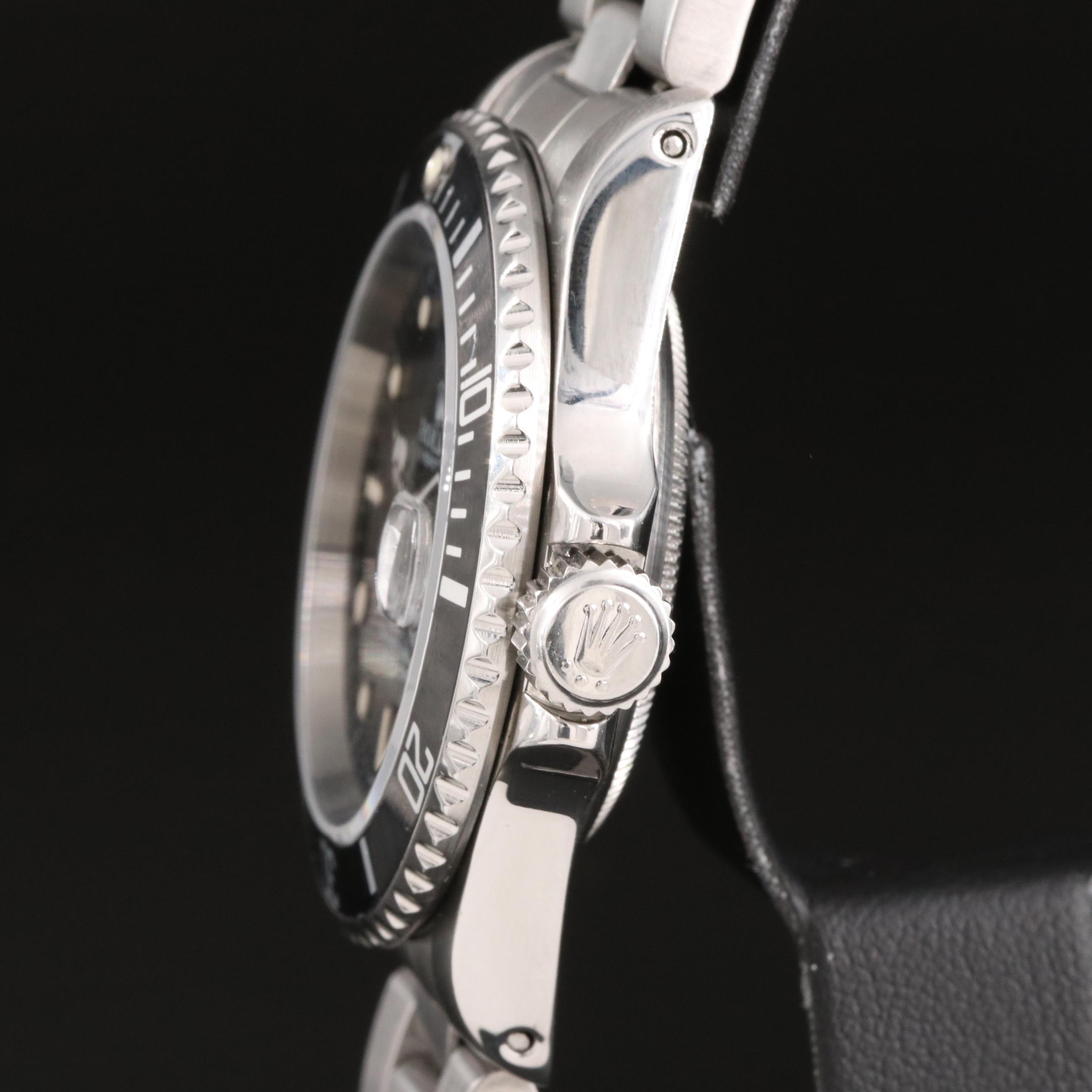 1996 Rolex Submariner Date Stainless Steel Watch