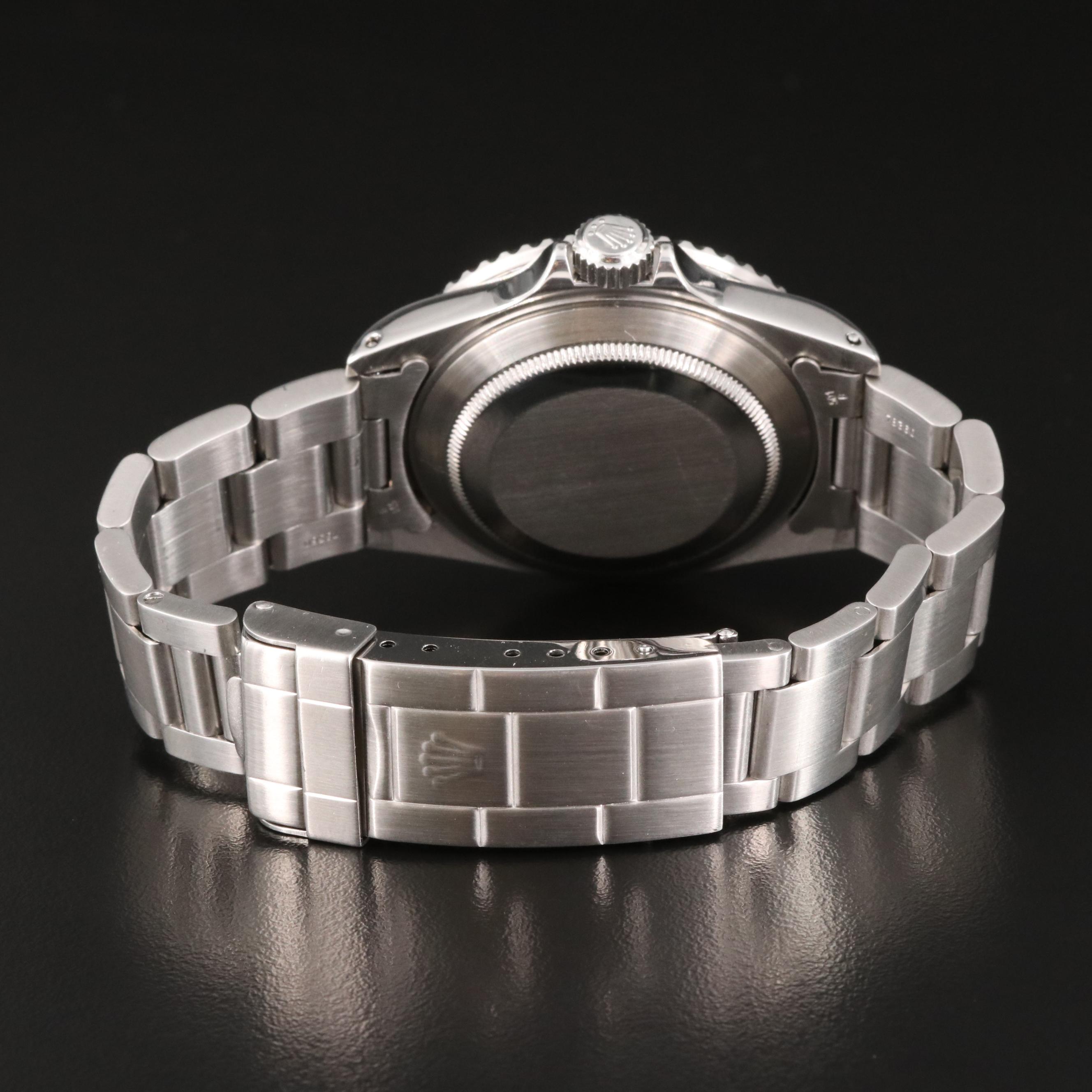 1996 Rolex Submariner Date Stainless Steel Watch