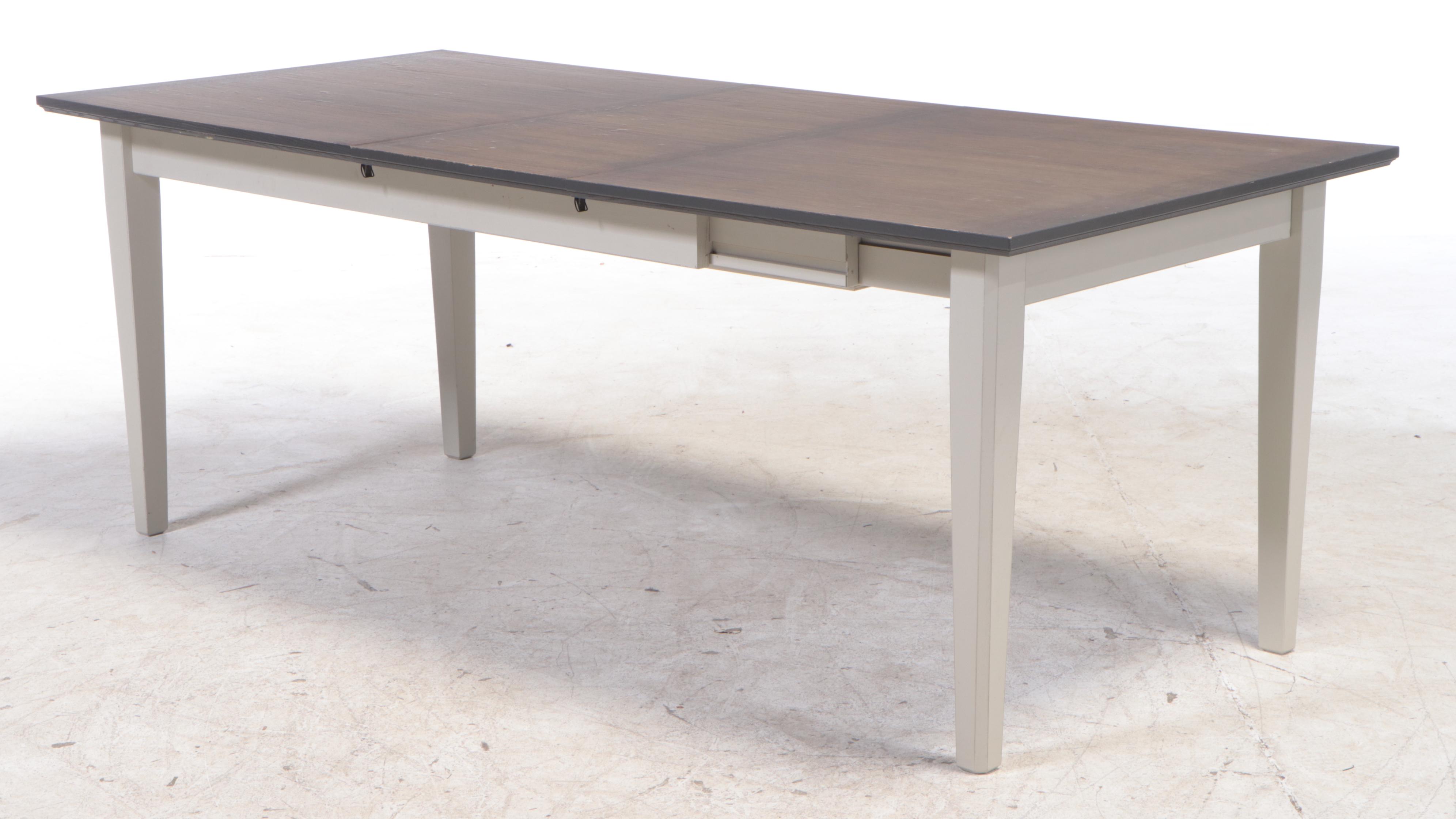 Crate & Barrel Extendable Dining Table and Chairs