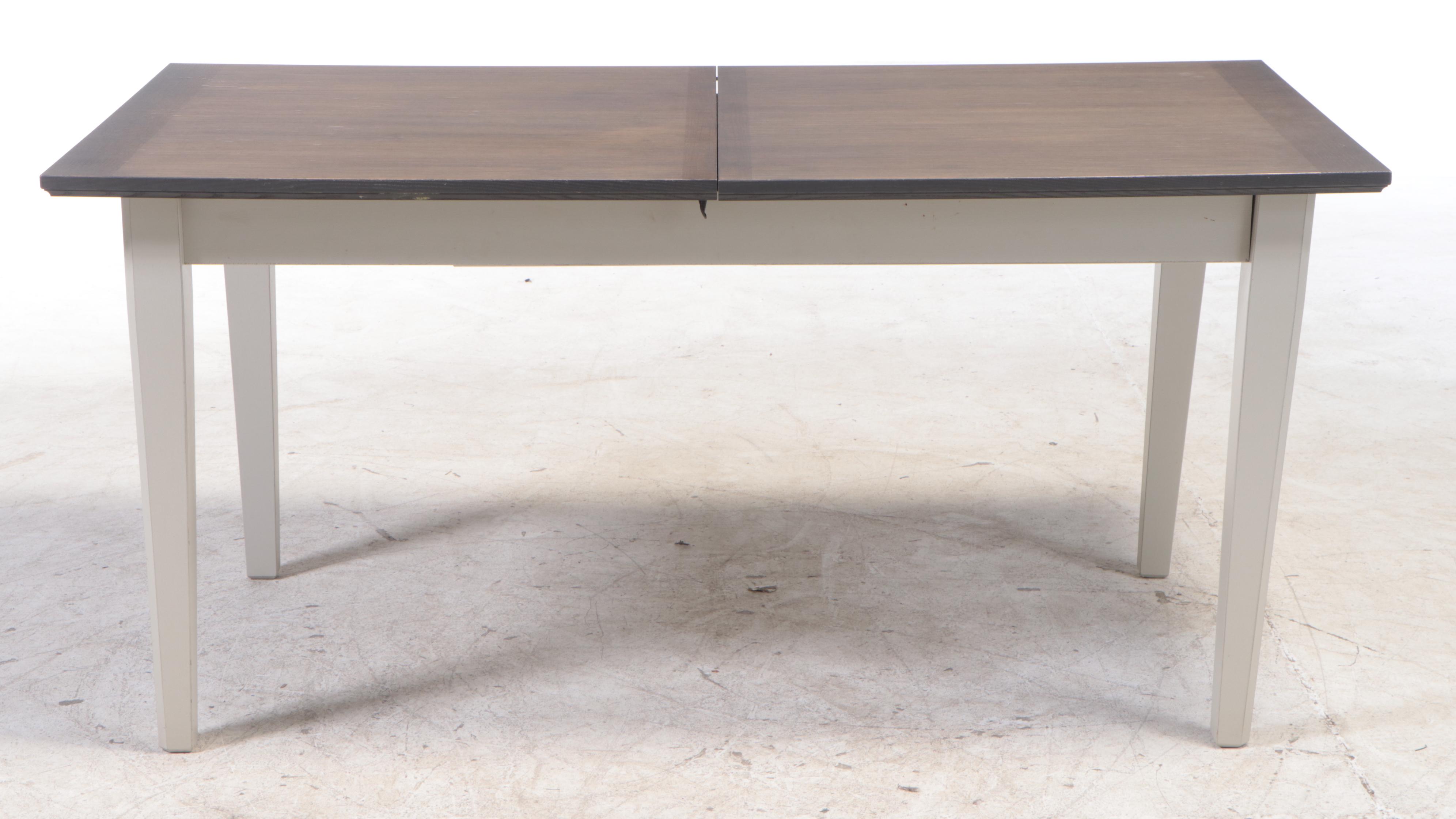 Crate & Barrel Extendable Dining Table and Chairs