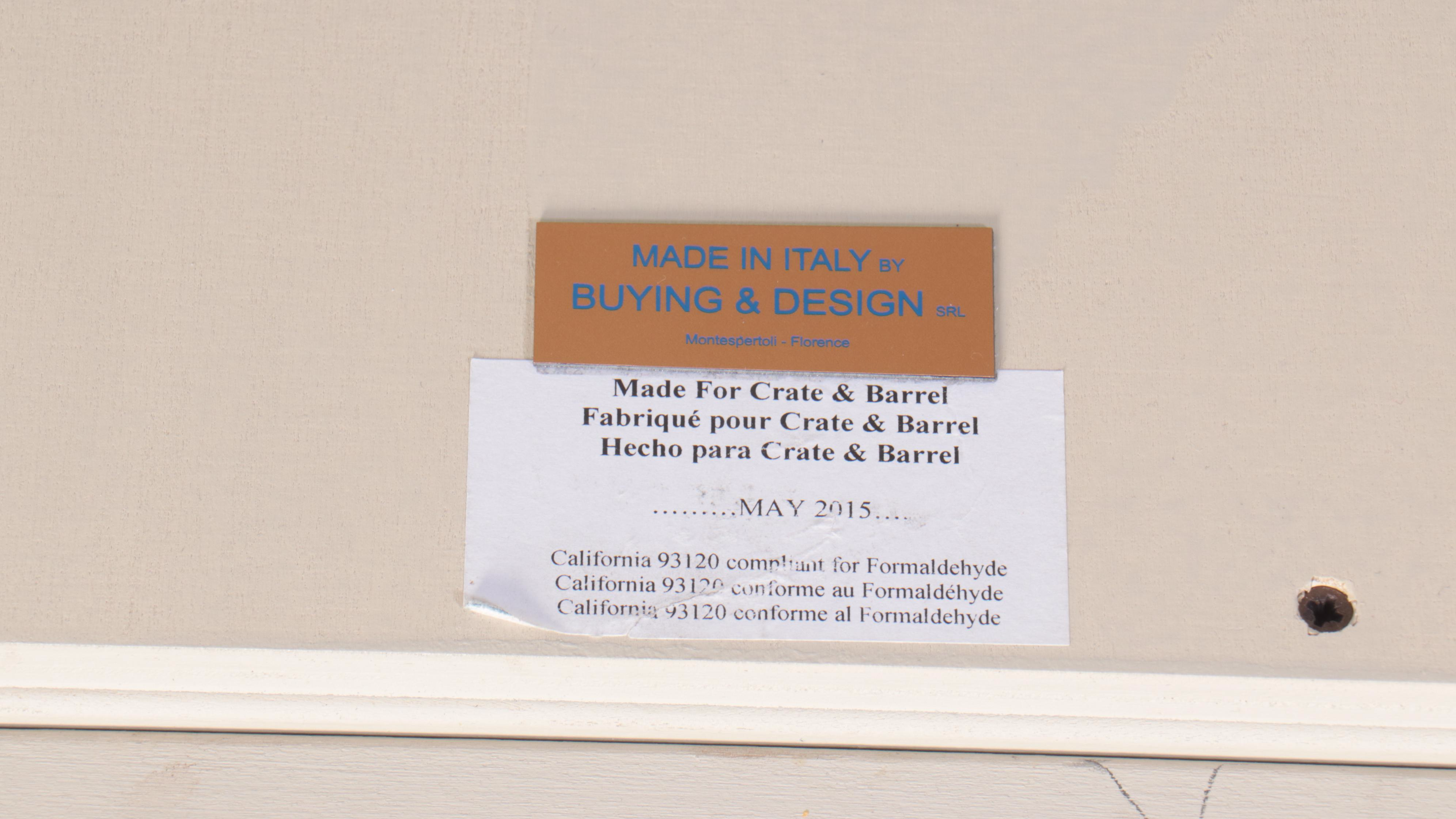 Crate & Barrel Extendable Dining Table and Chairs