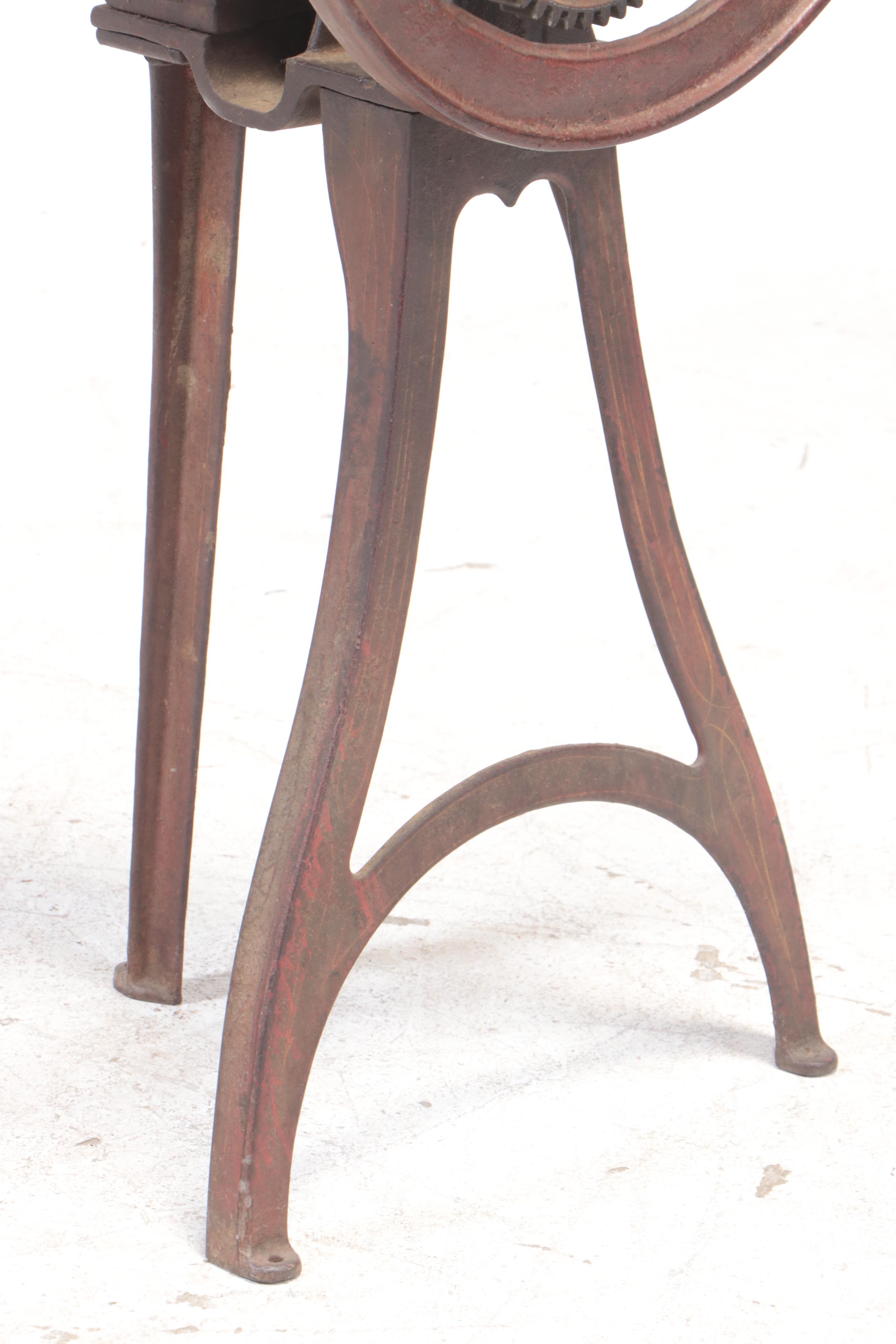 Humphrey & Sons Painted Cast Iron Bone Grinder, pat. 1901