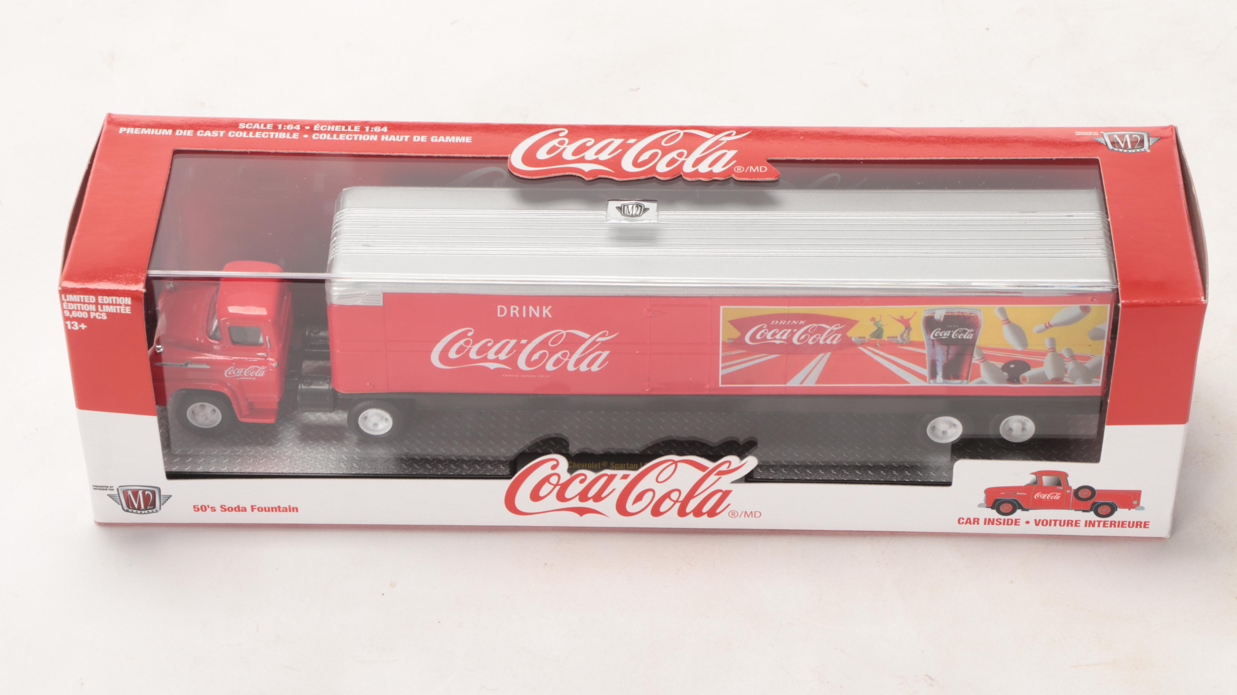 M2 Machines Coca-Cola Diecast Cars, Trucks, 2018