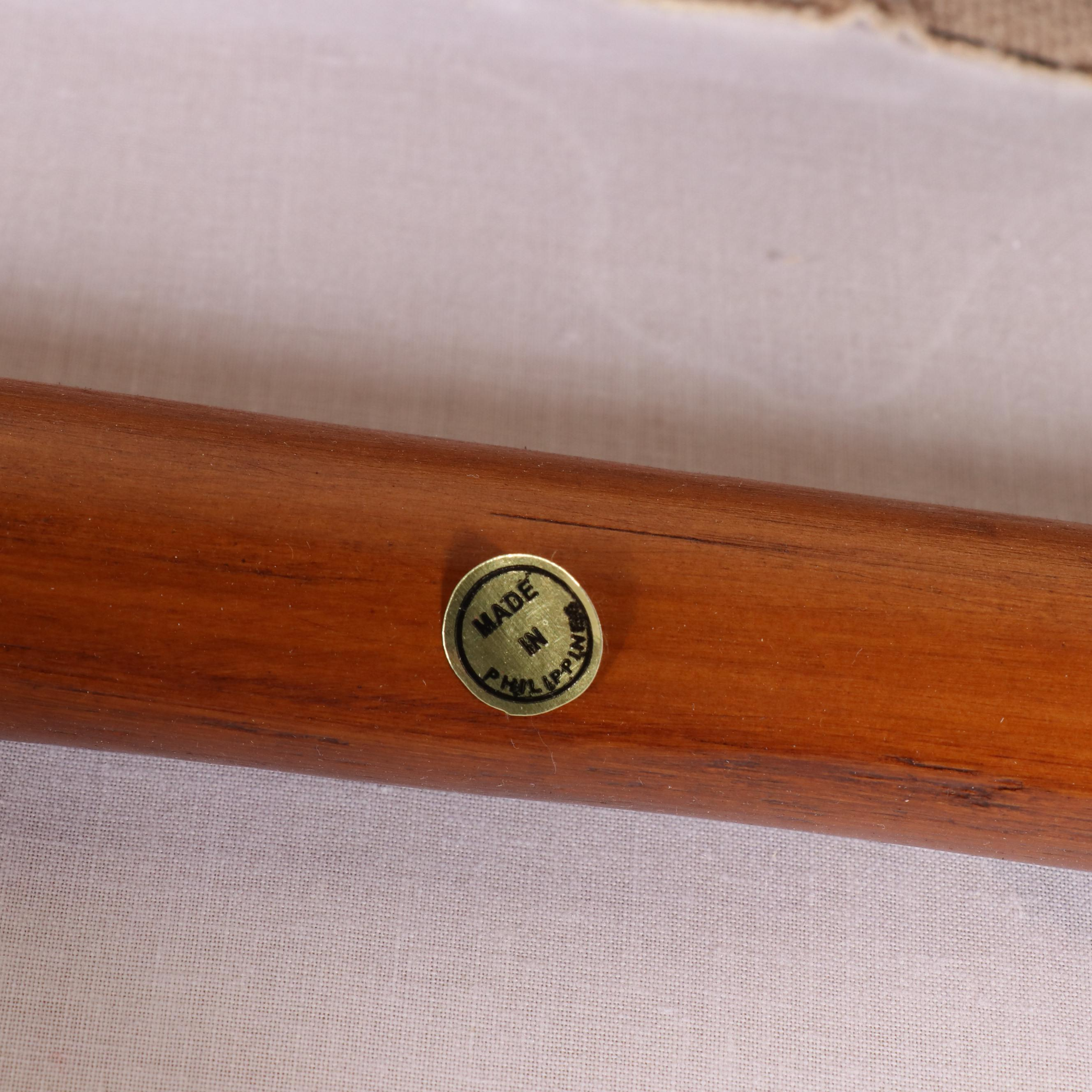 Pineapple-Pedestal Dining Table with Six Rattan Armchairs