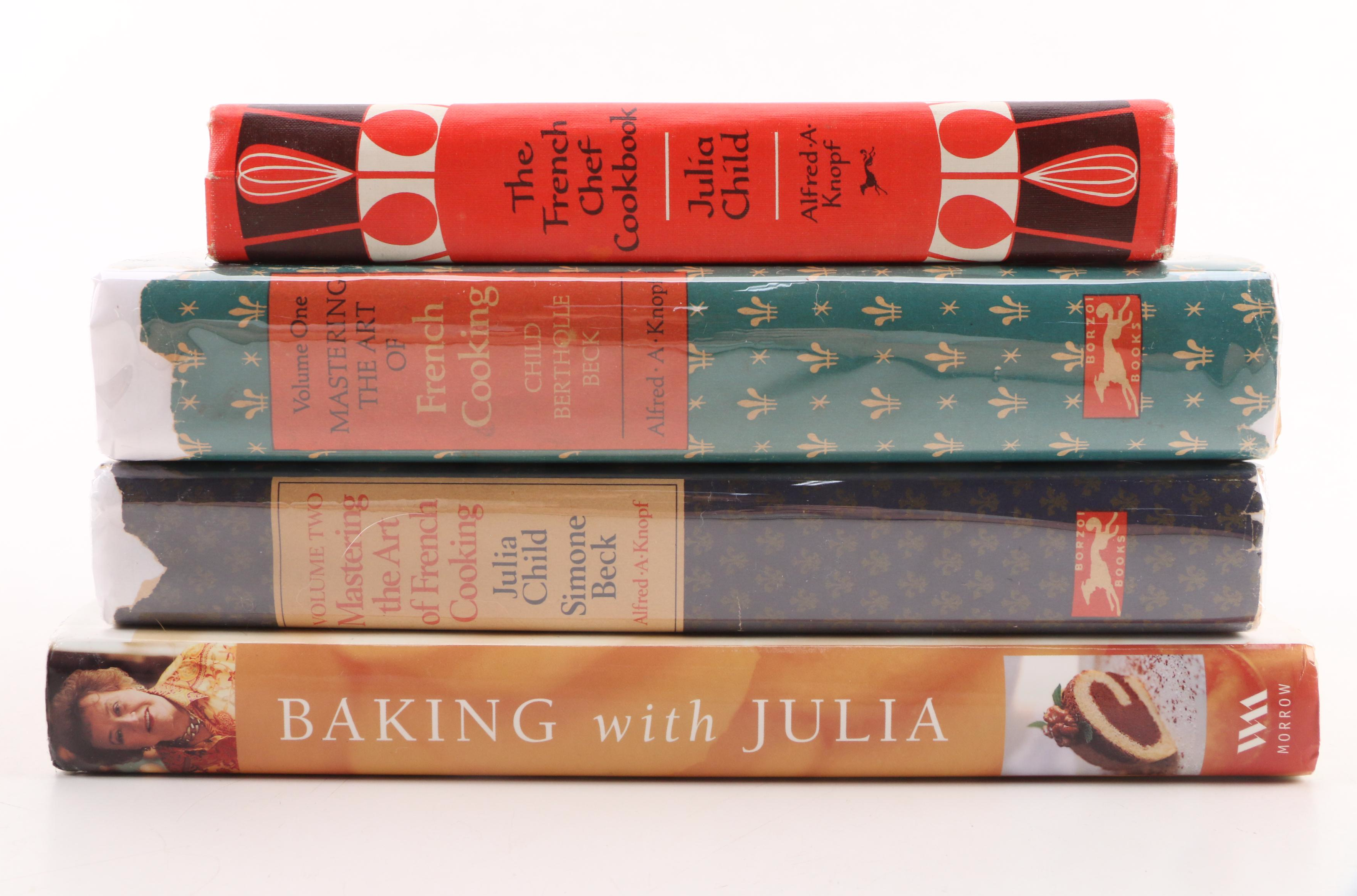 First Edition "Baking with Julia" and More Julia Child Cookbooks