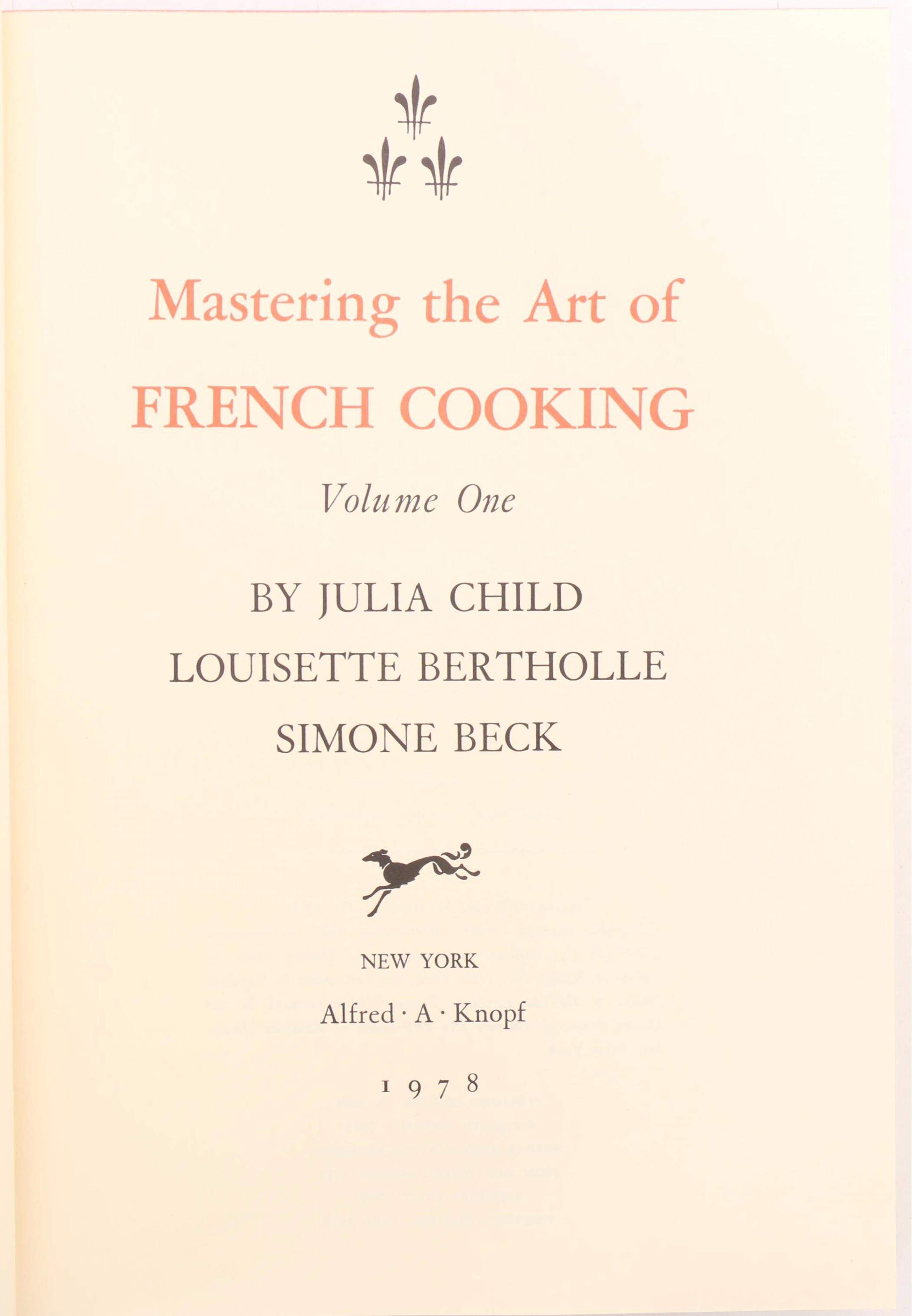 First Edition "Baking with Julia" and More Julia Child Cookbooks