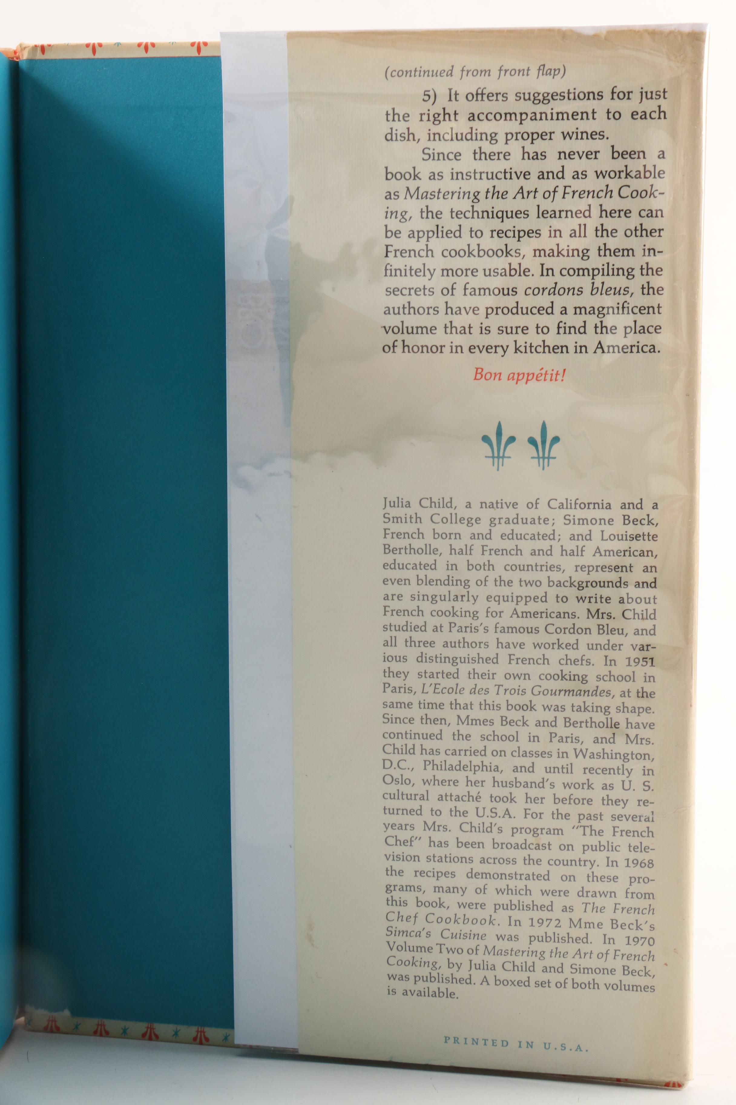 First Edition "Baking with Julia" and More Julia Child Cookbooks