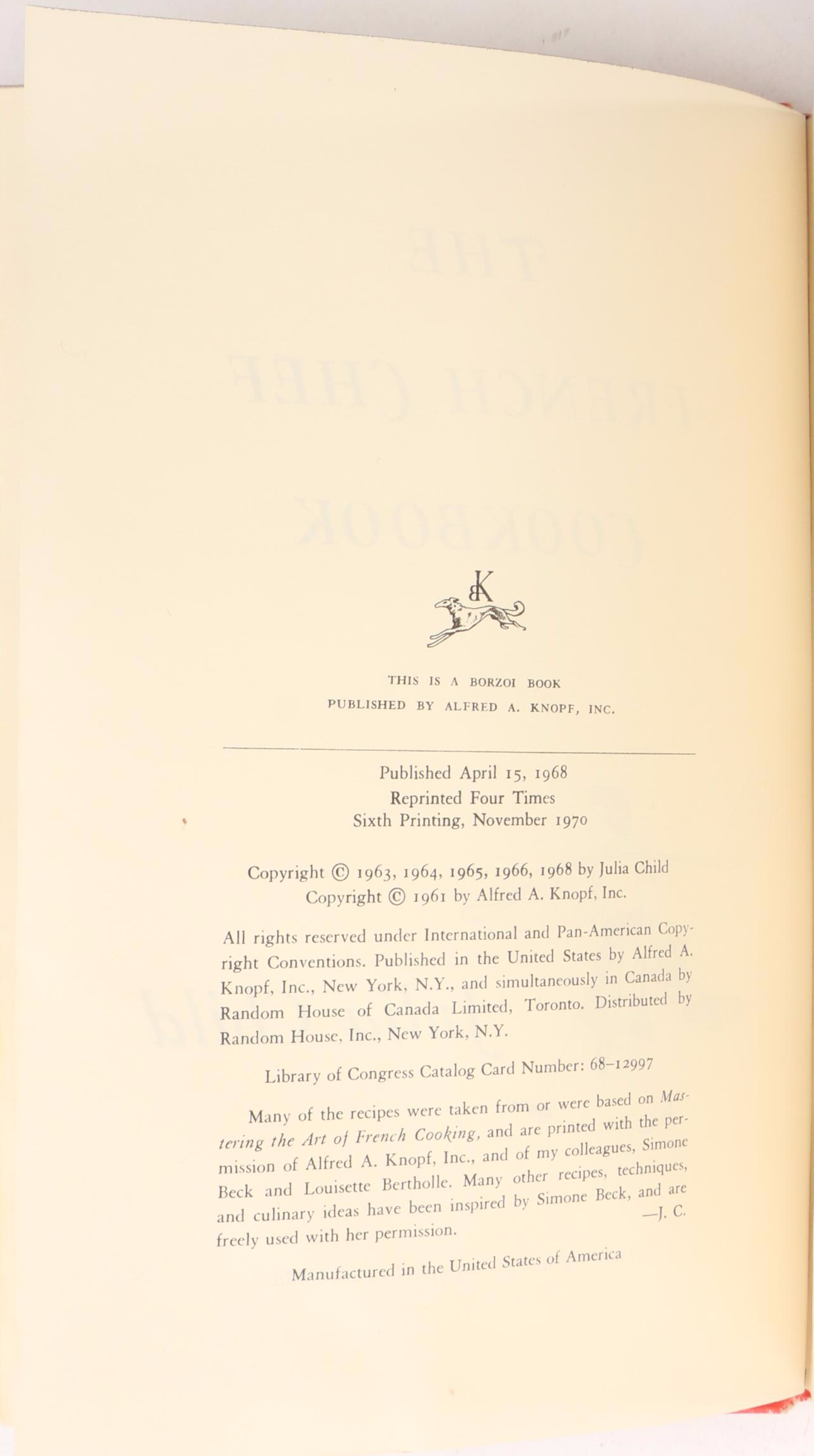 First Edition "Baking with Julia" and More Julia Child Cookbooks