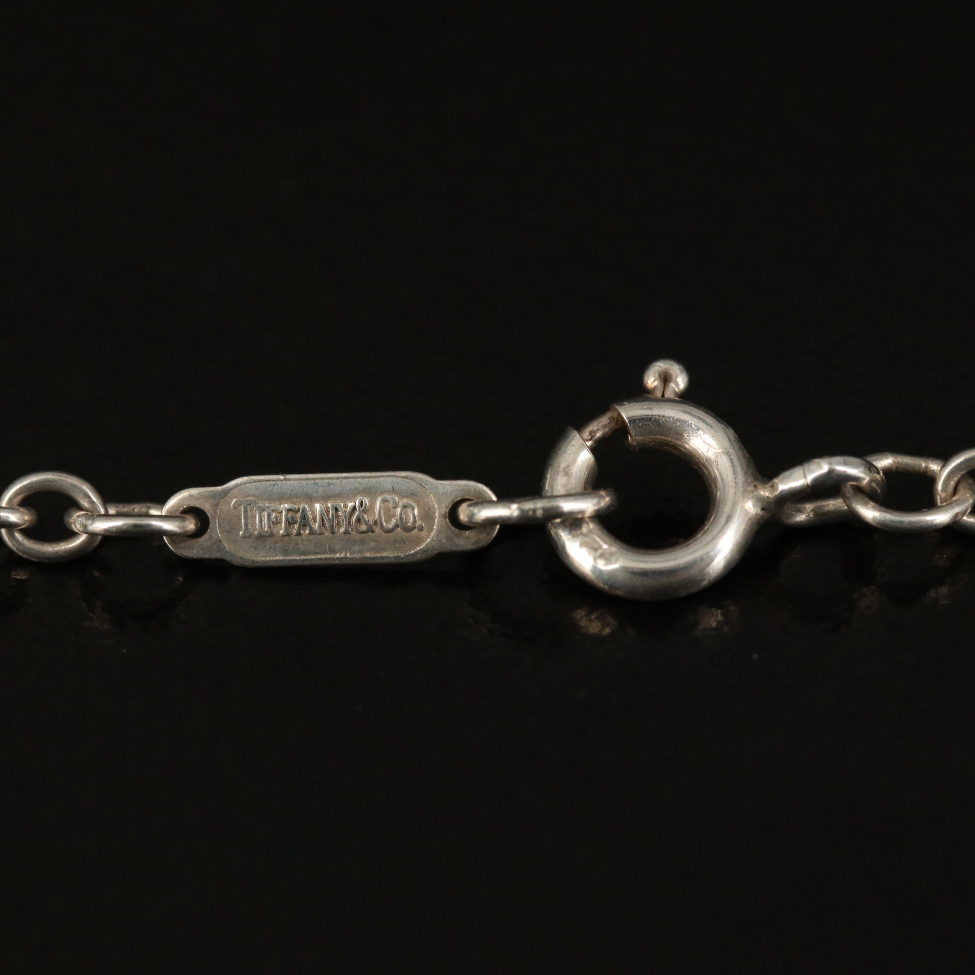 Tiffany & Co. Sterling Magnifying Glass Necklace