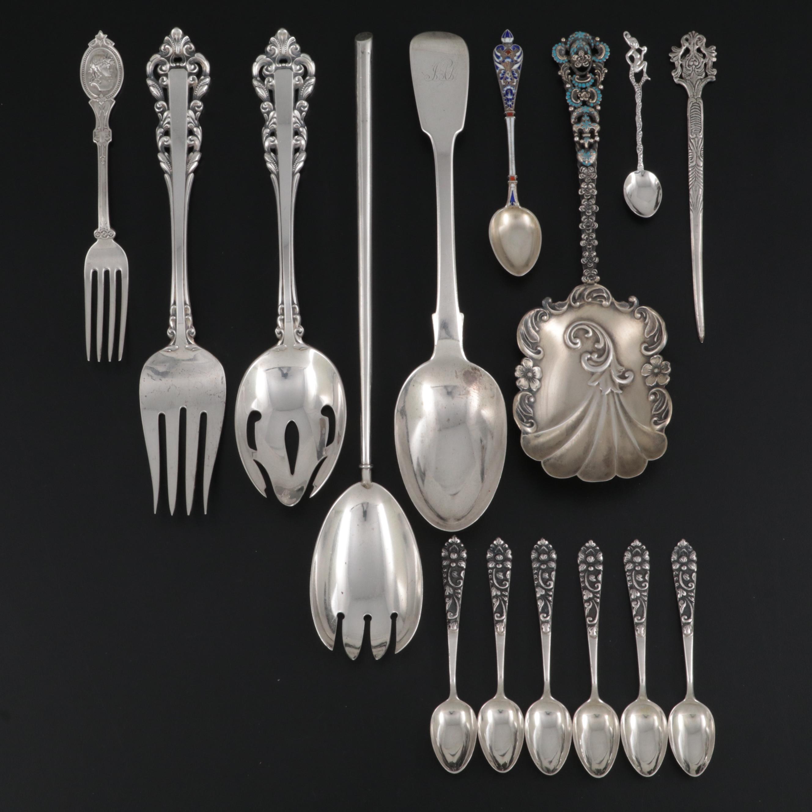 Gorham "Medici" Sterling Silver Serving Utensils and Other Flatware and Utensils