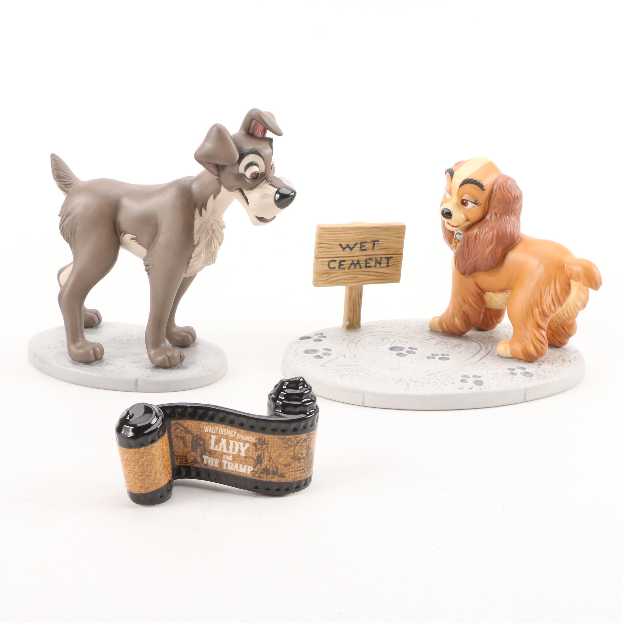 Disney Classics Collection Lady and the Tramp Porcelain Figurines