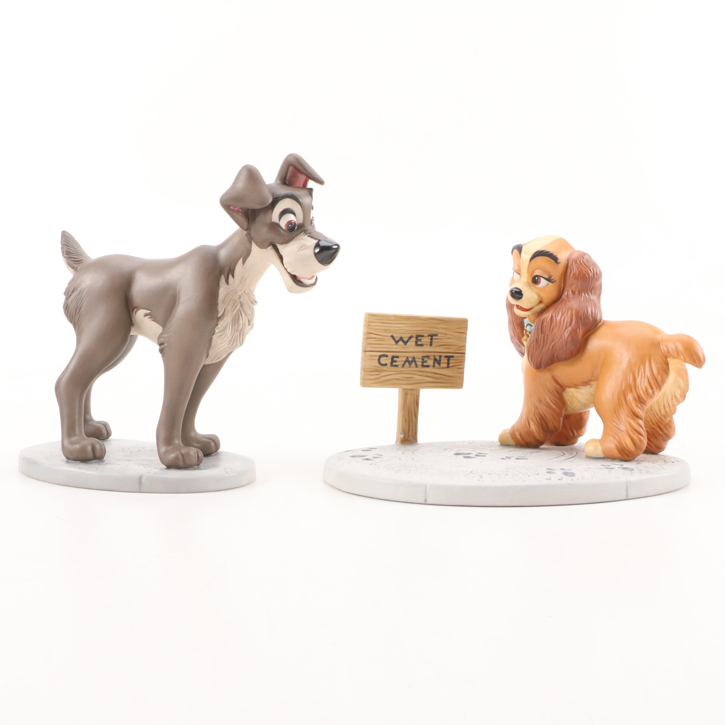 Disney Classics Collection Lady and the Tramp Porcelain Figurines