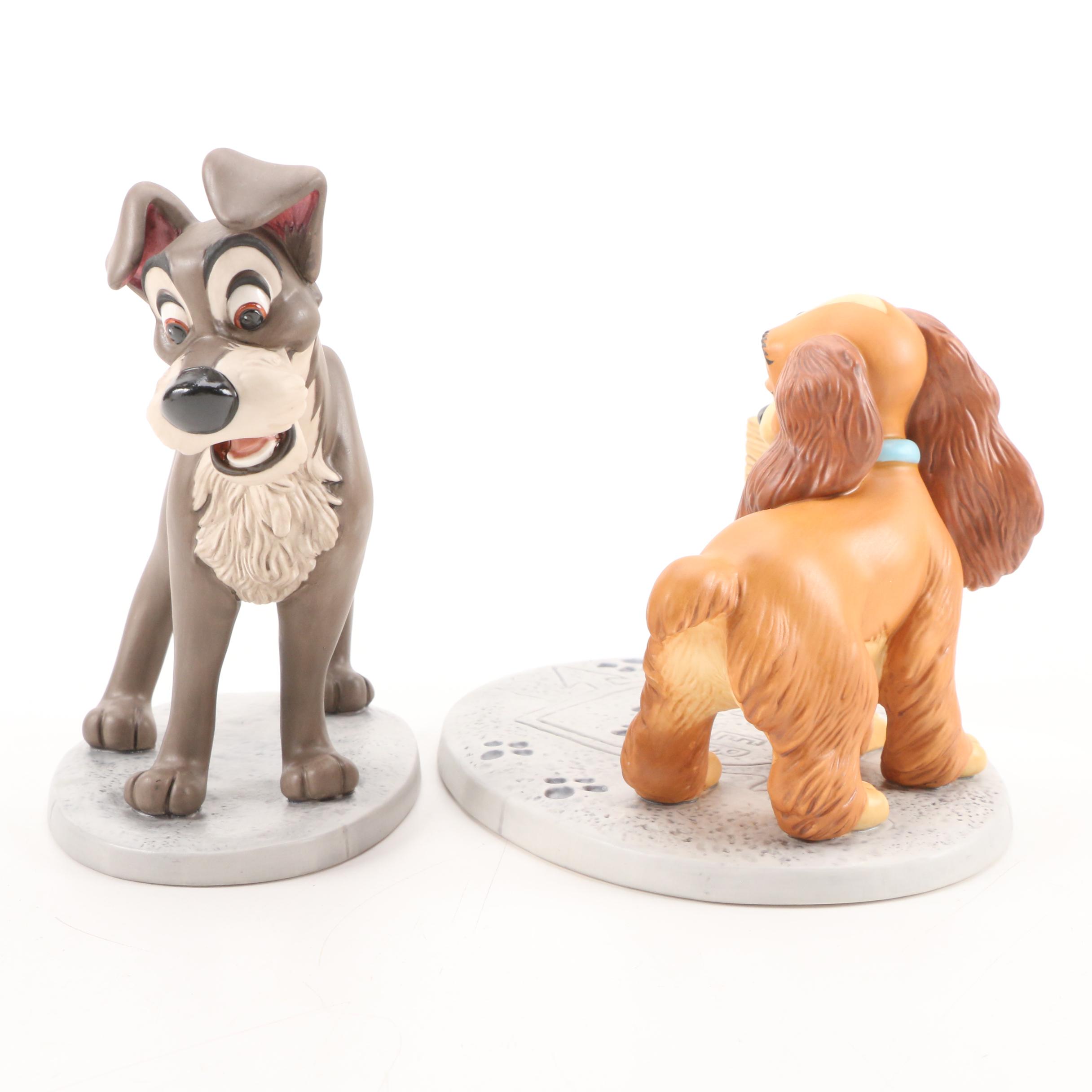 Disney Classics Collection Lady and the Tramp Porcelain Figurines