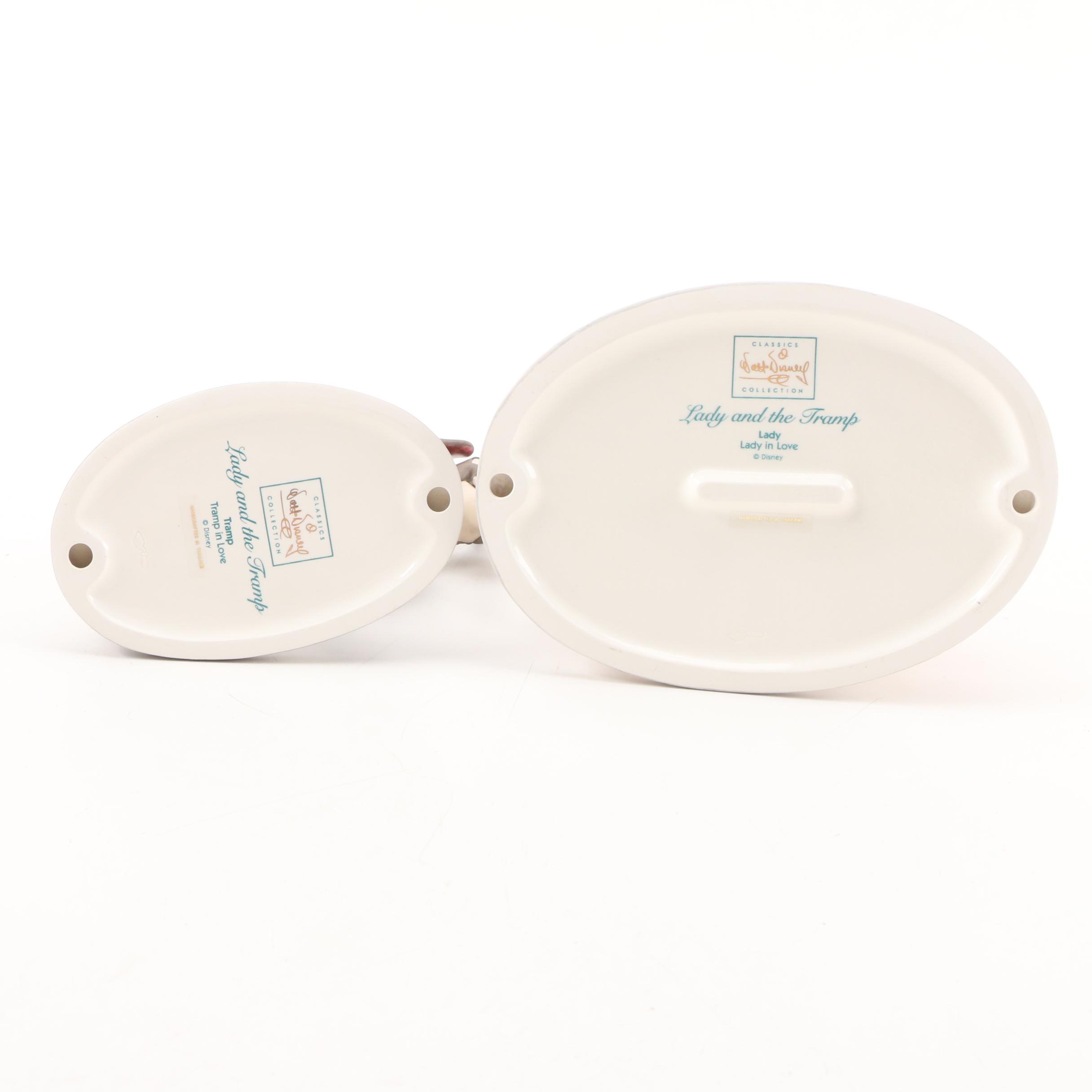 Disney Classics Collection Lady and the Tramp Porcelain Figurines