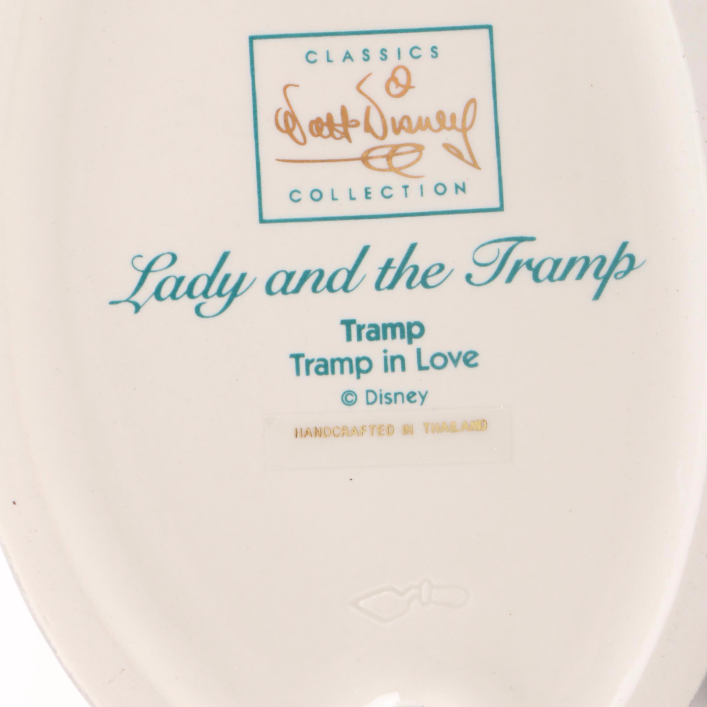 Disney Classics Collection Lady and the Tramp Porcelain Figurines