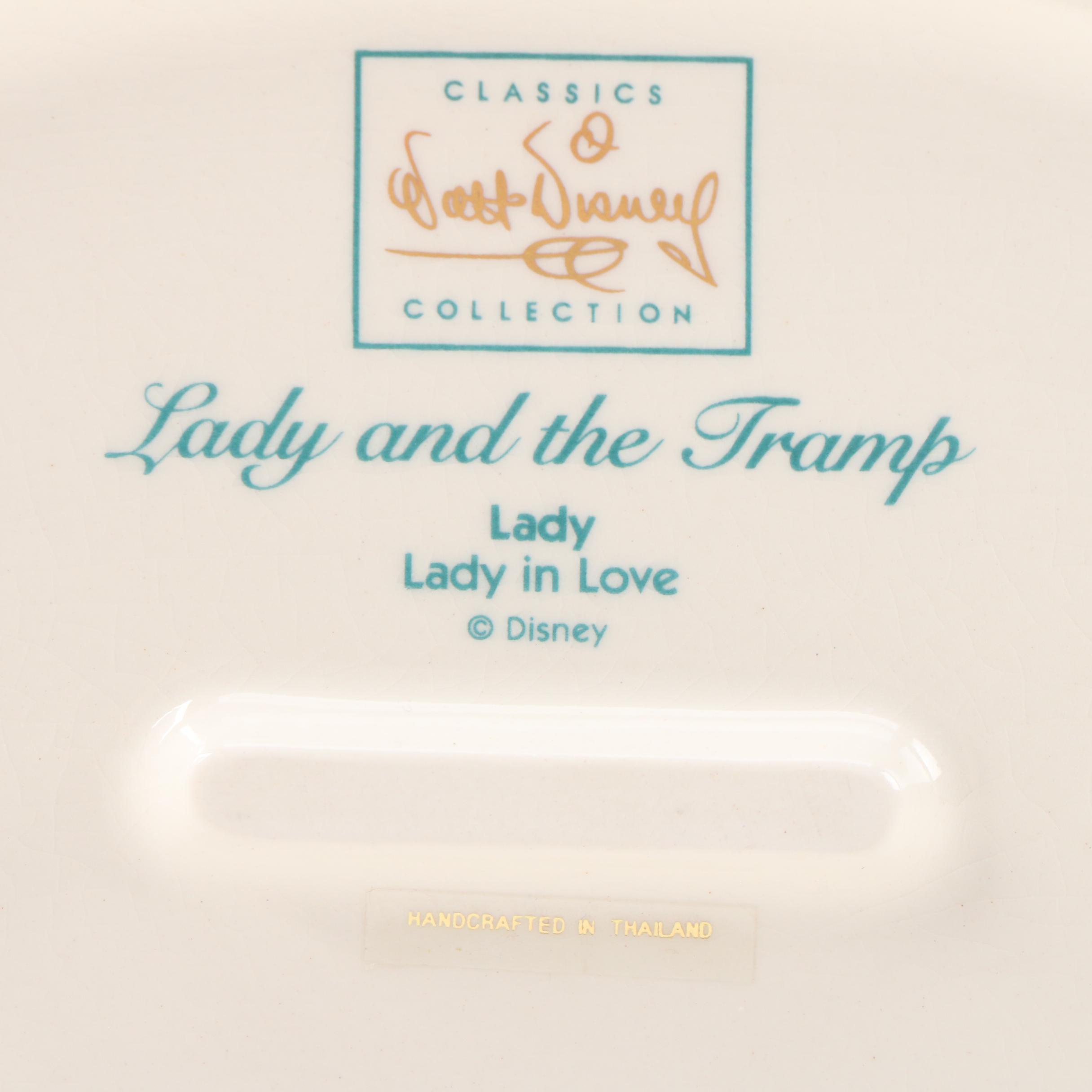 Disney Classics Collection Lady and the Tramp Porcelain Figurines