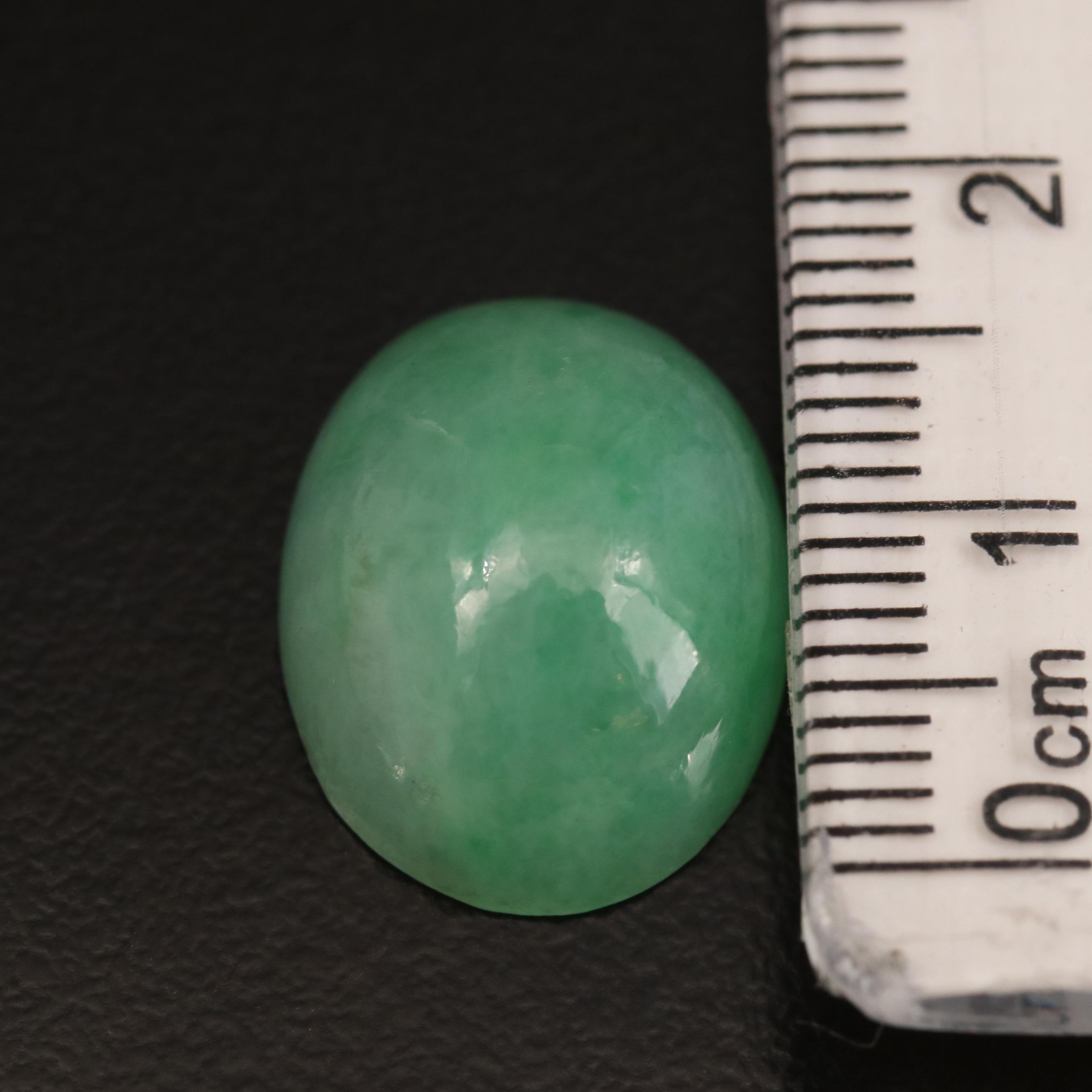 Loose Jadeite Oval Cabochon