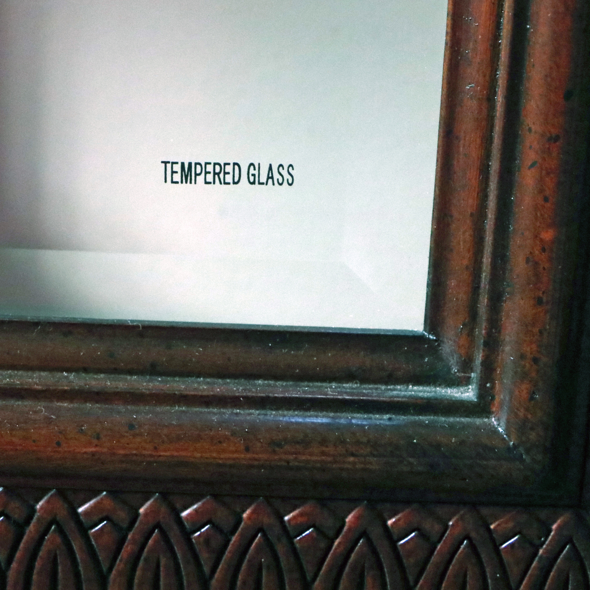 American Signature Illuminated Sliding Door Display Cabinet